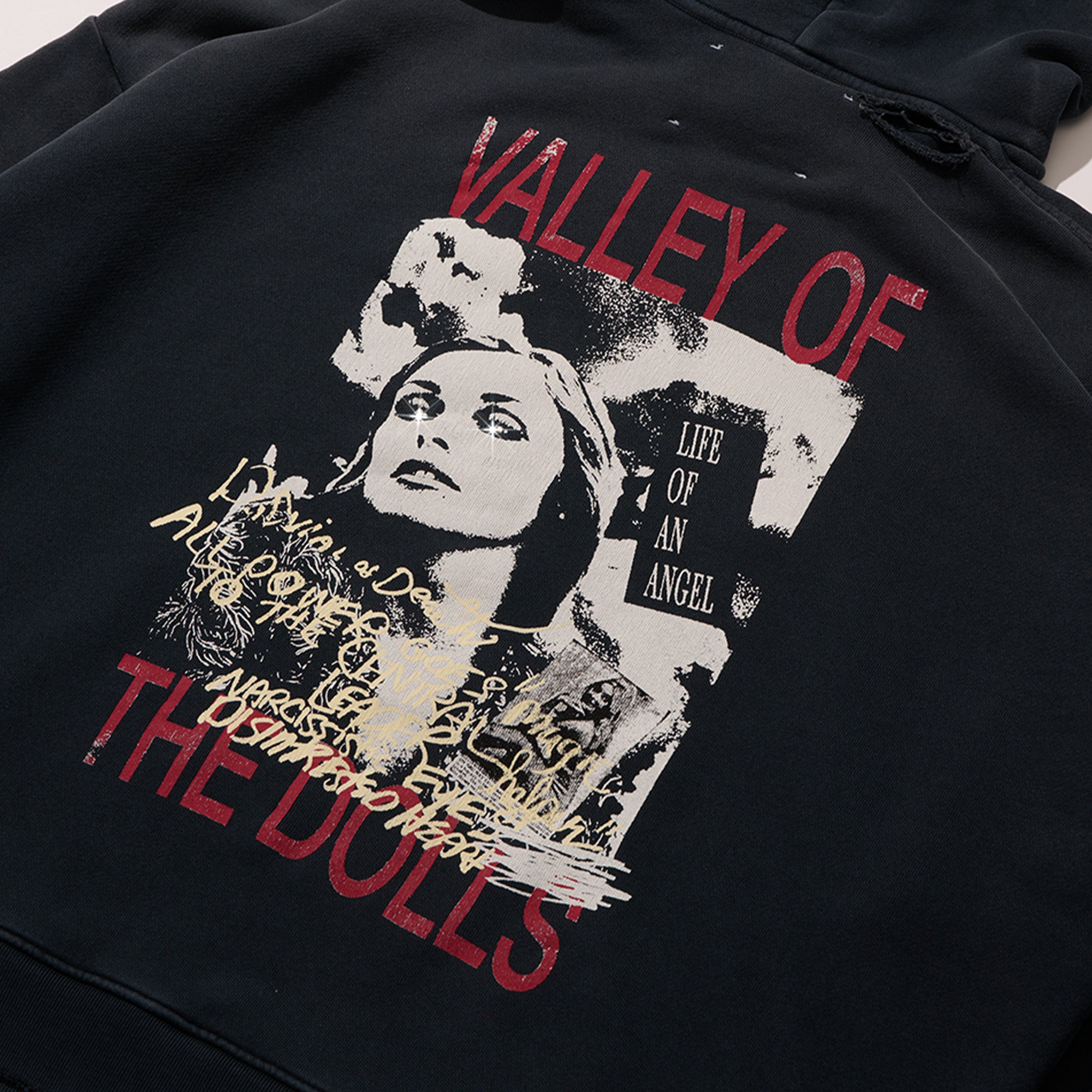 VALLEY OF DOLLS HOODED SWEATSHIRT