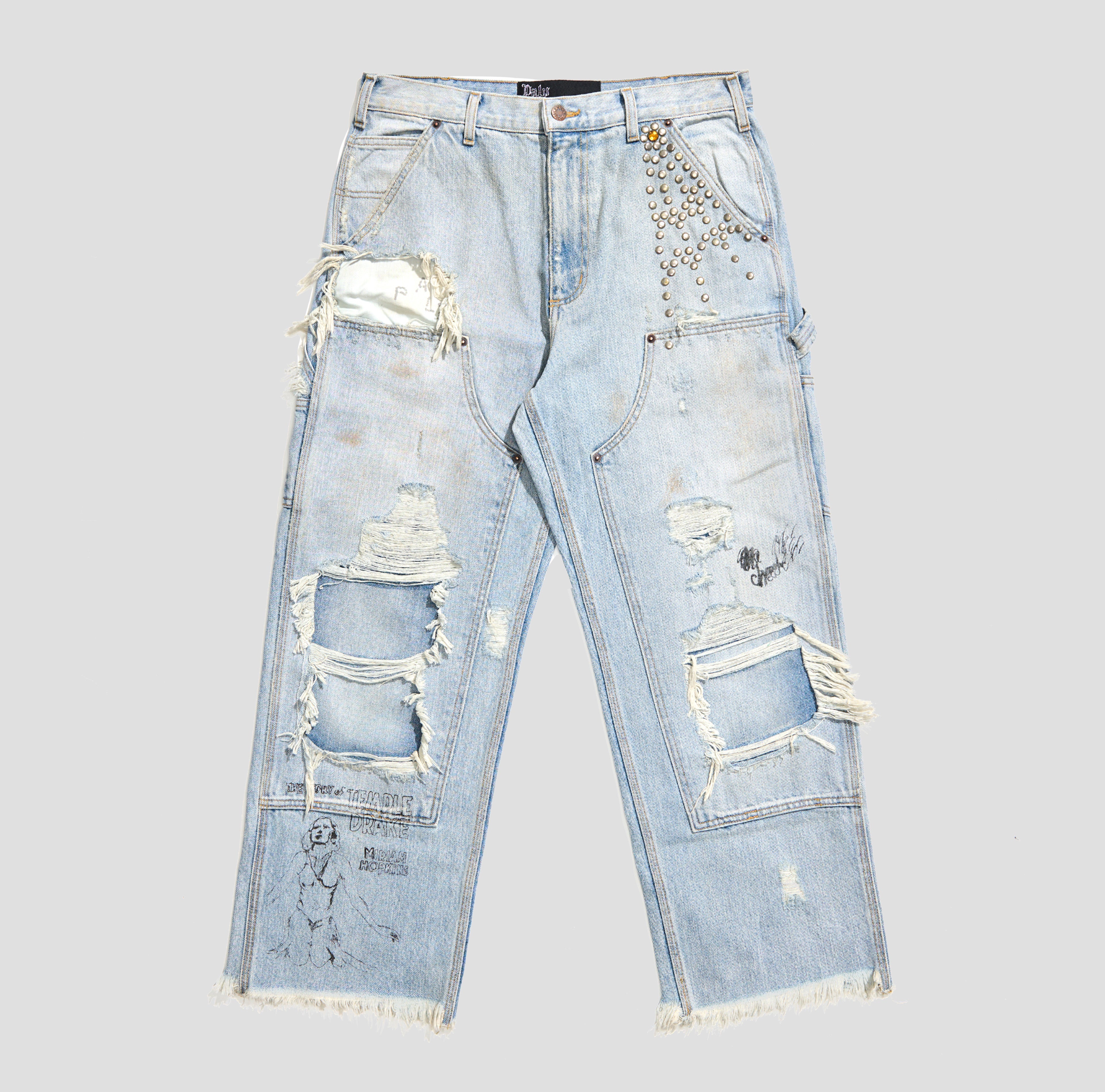 BUSTED DBL KNEE JEAN