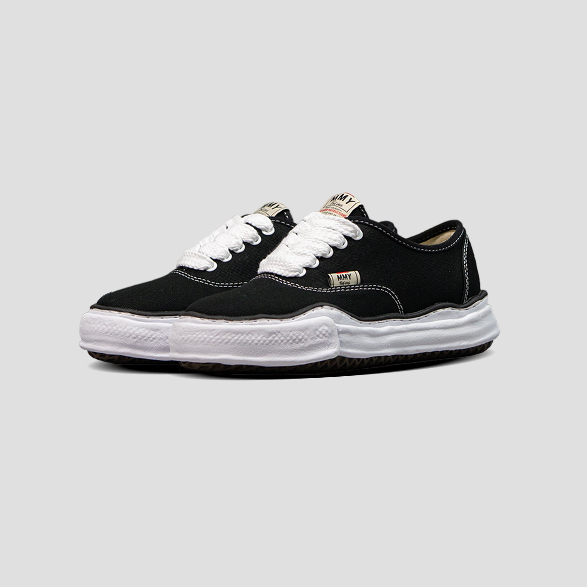 BAKER OG SOLE LOW-TOP CANVAS SNEAKERS