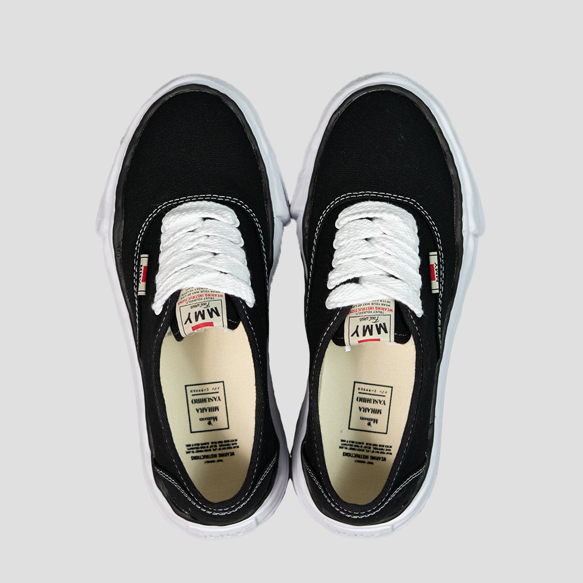 BAKER OG SOLE LOW-TOP CANVAS SNEAKERS