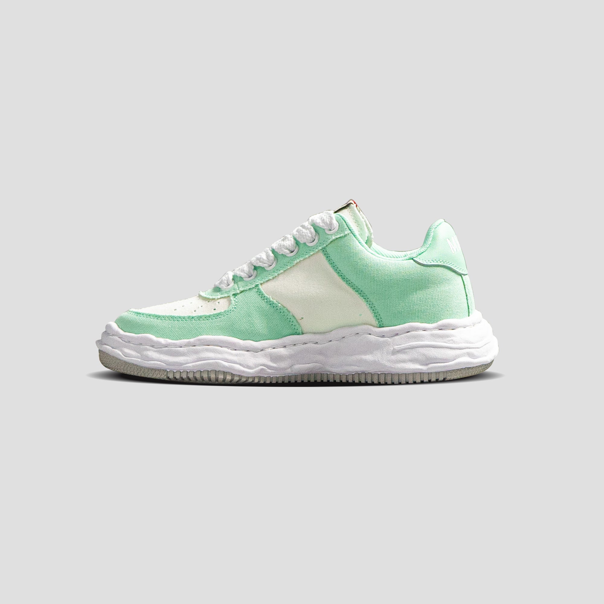 WAYNE OG SOLE LOW-TOP CANVAS SNEAKERS - MINT