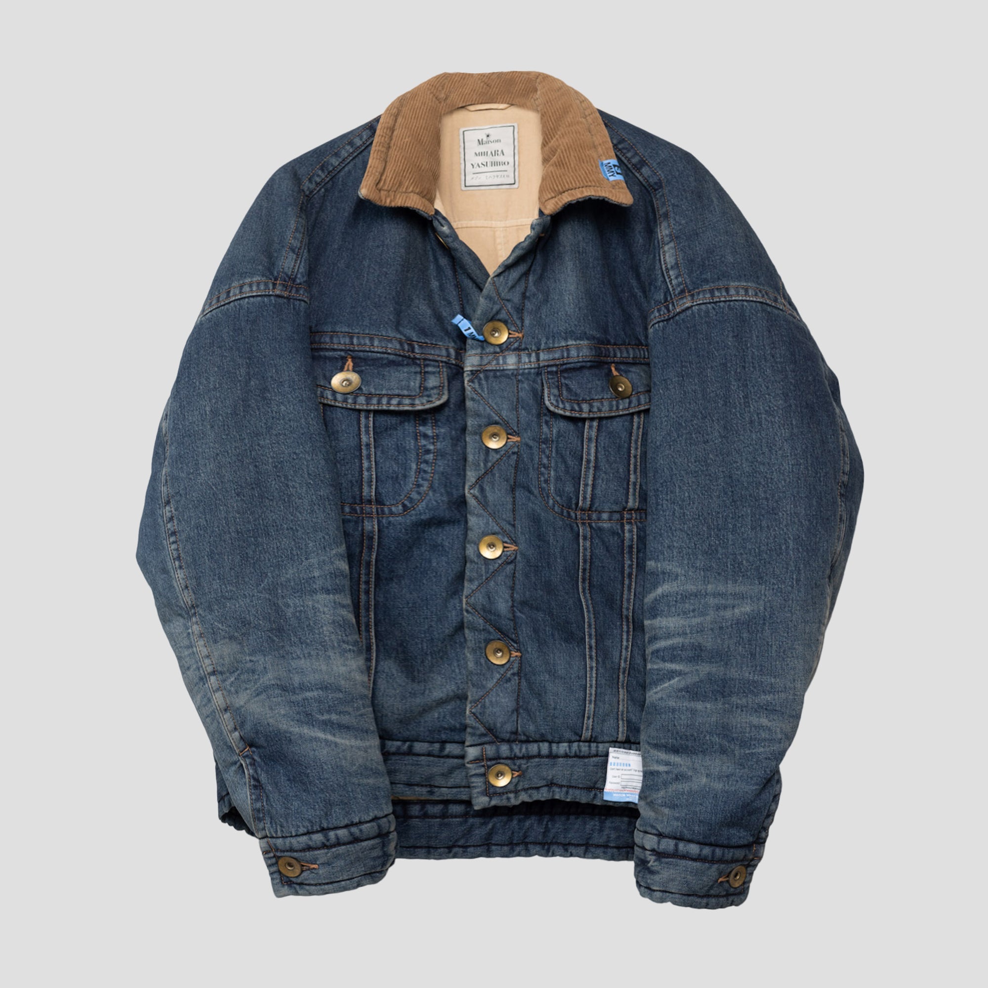 MIHARA YASUHIRO - PADDED DENIM JACKET