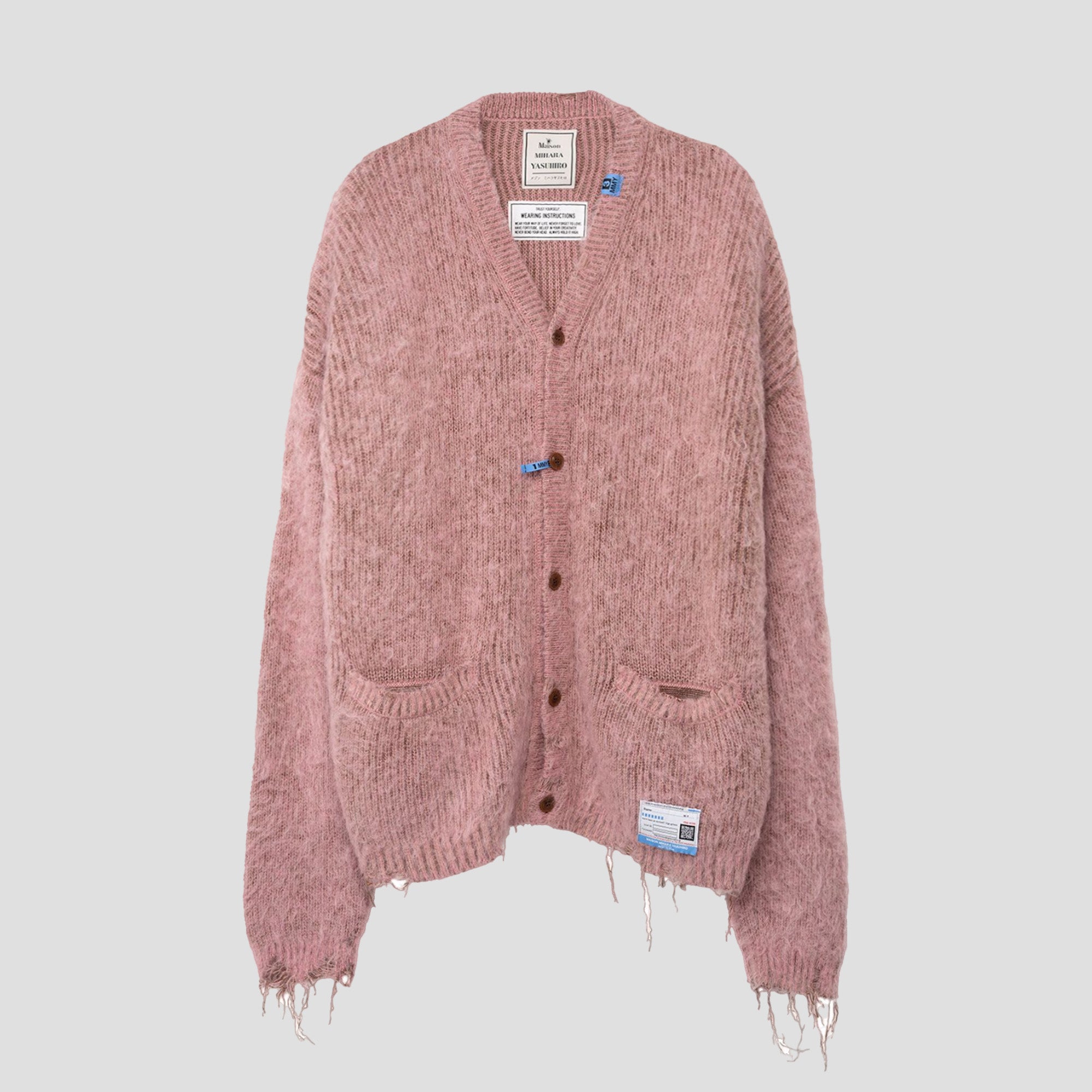 MOHAIR KNIT CARDIGAN