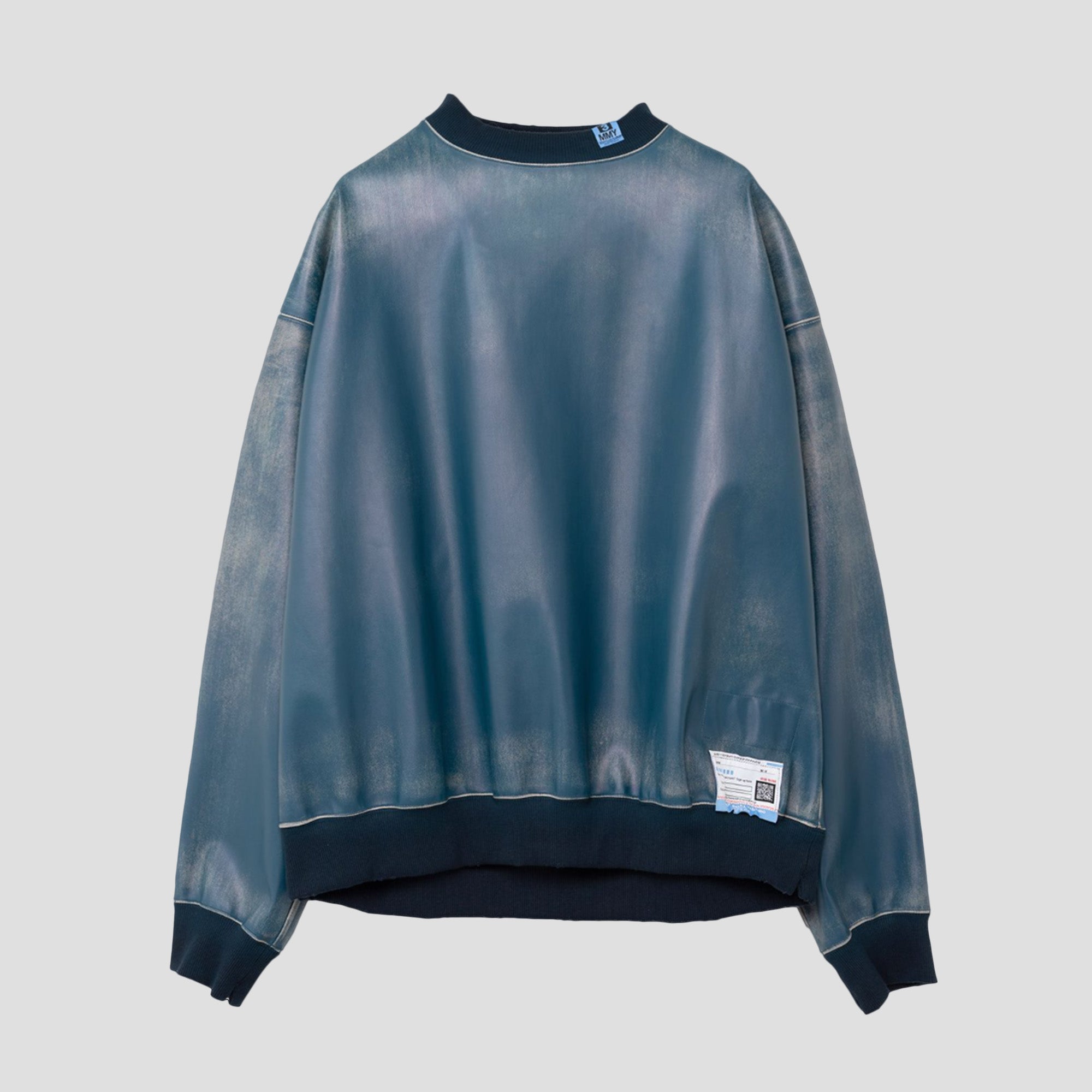 SYNTHETIC LEATHER PULLOVER