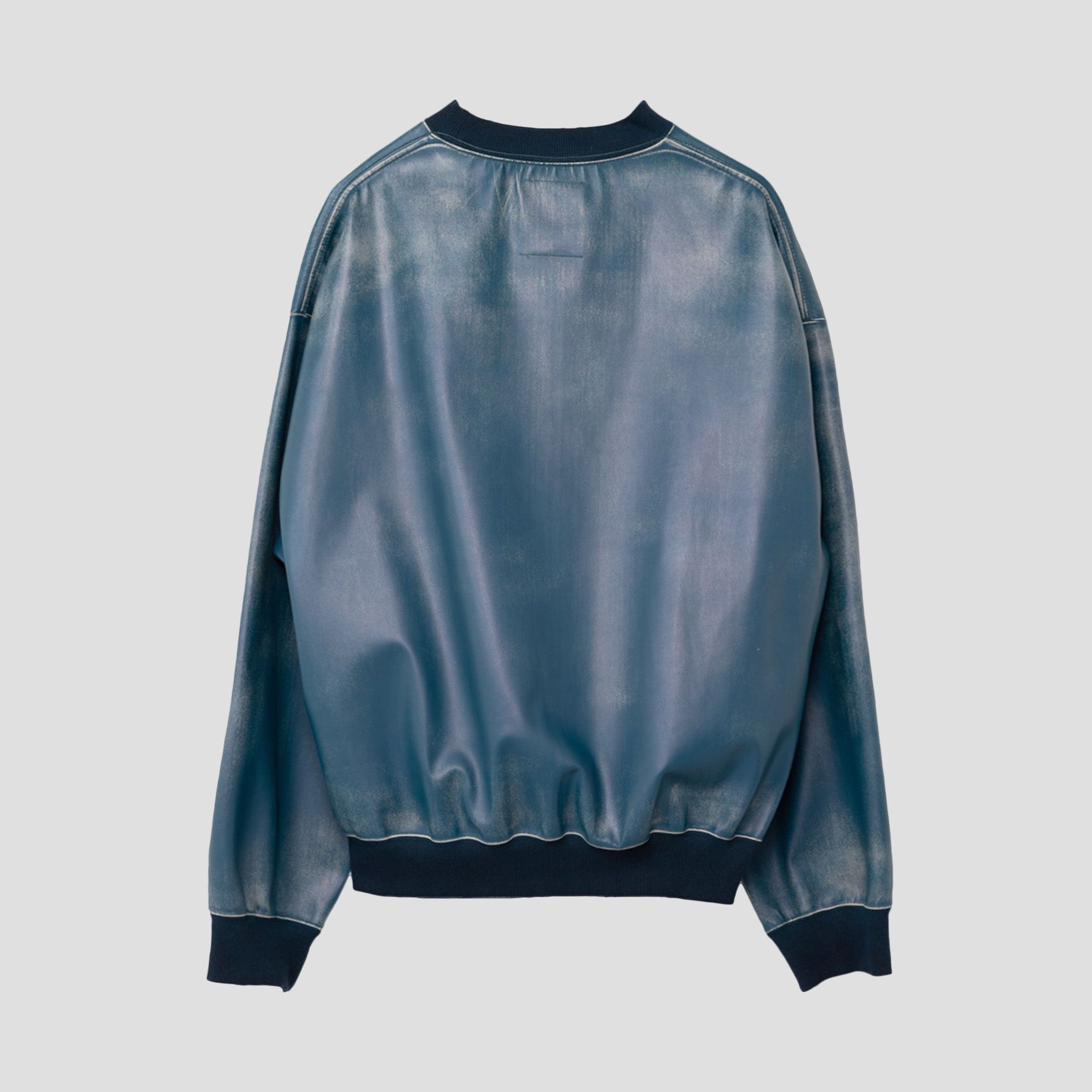 SYNTHETIC LEATHER PULLOVER