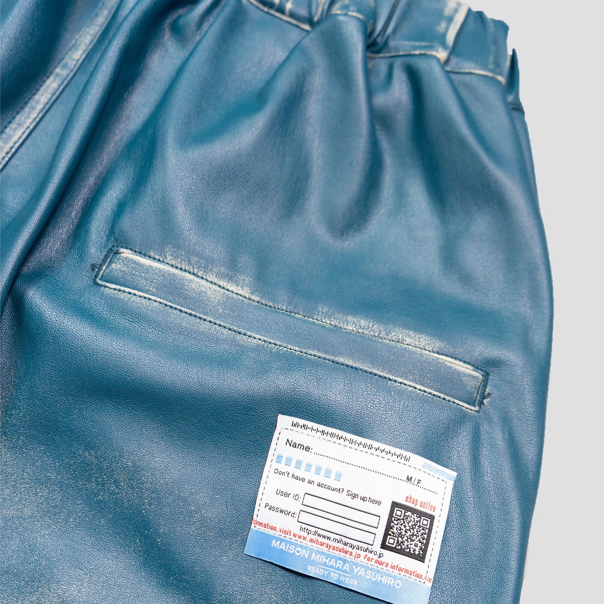 SYNTHETIC LEATHER SHORTS