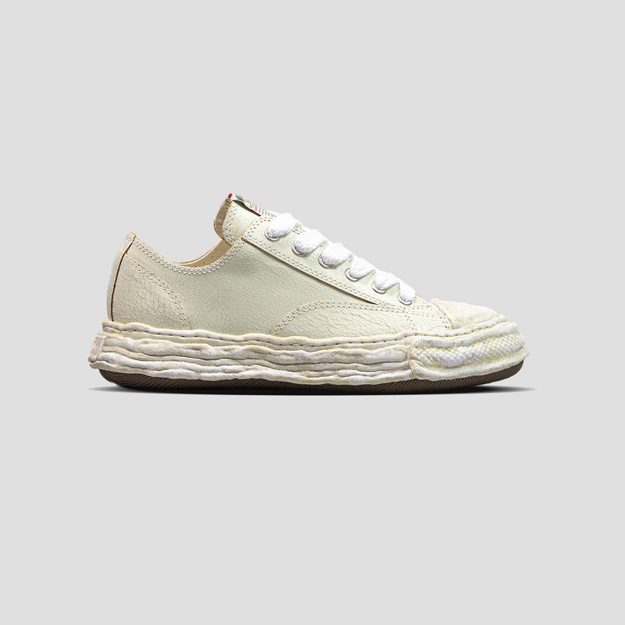 PETERSON 23 OG SOLE LOW-TOP CRACK LEATHER SNEAKERS