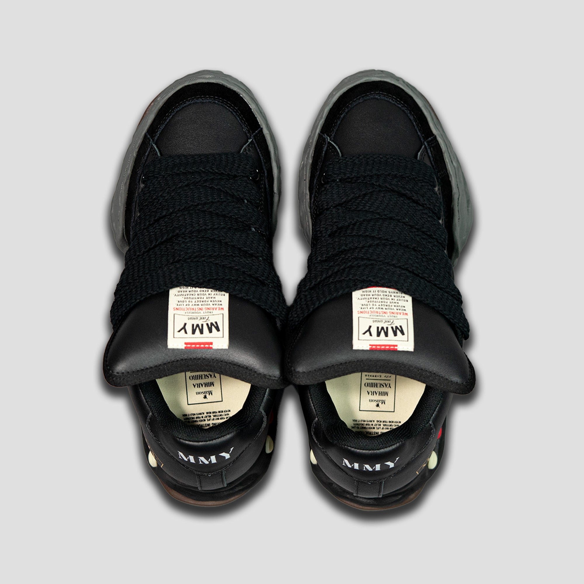 HERBIE OG SOLE LOW-TOP PUFFER LEATHER SNEAKERS