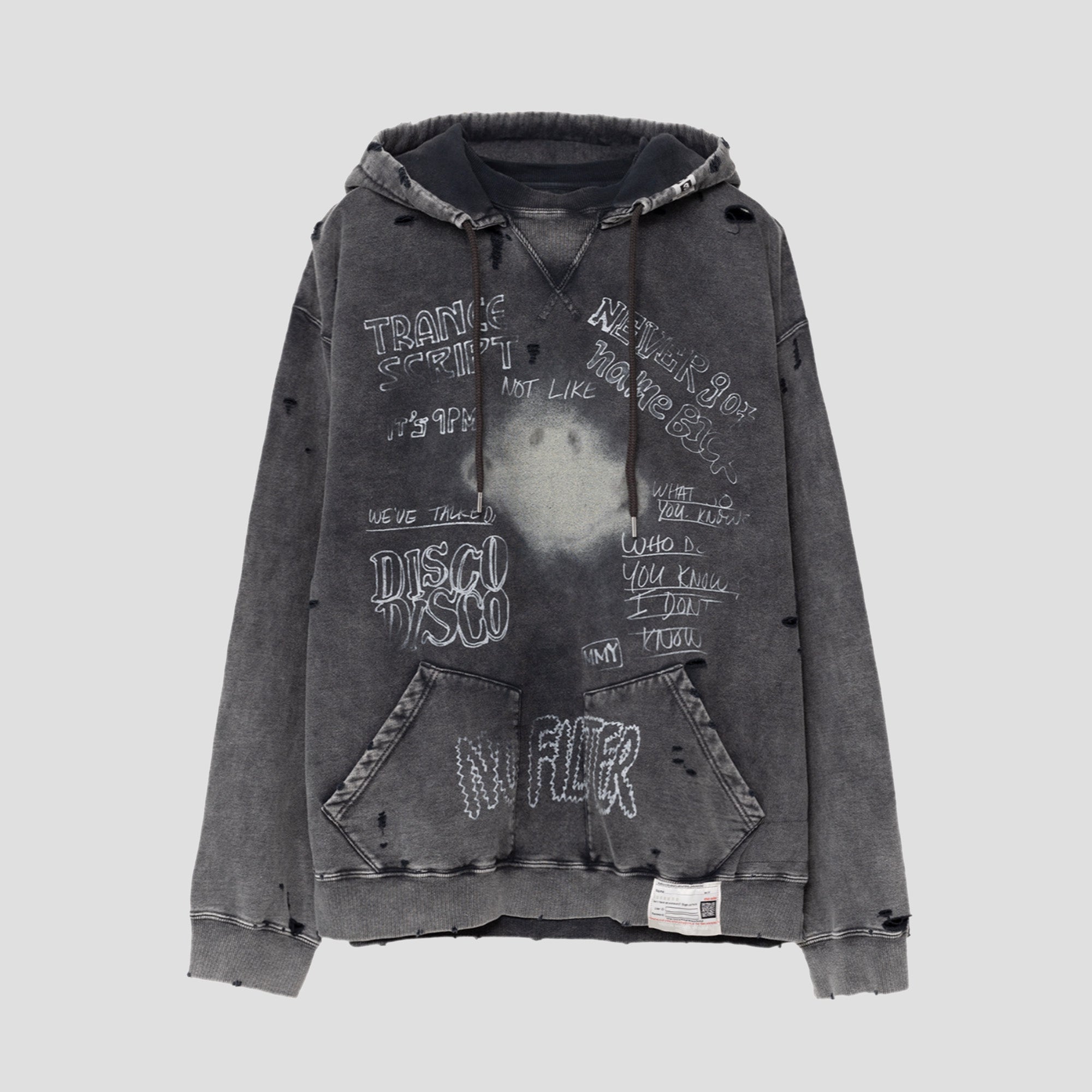 DISTRESSED HOODIE