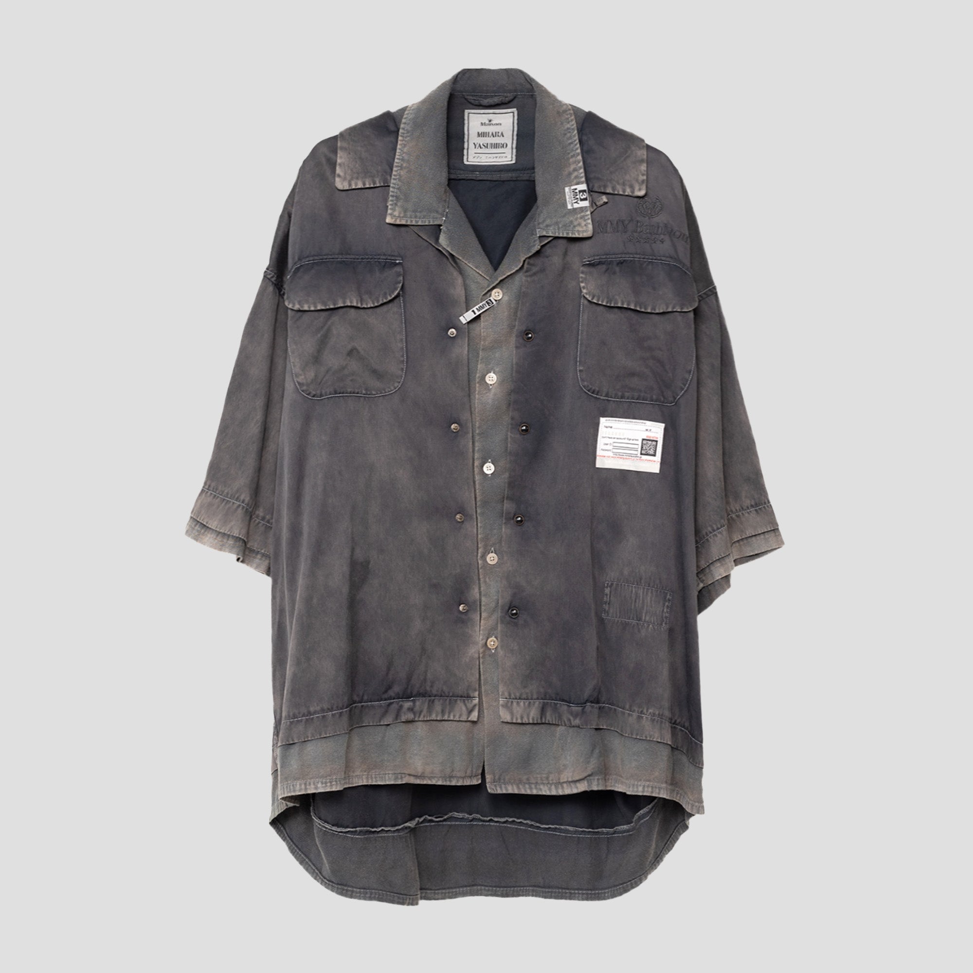 DOUBLE LAYERED S/S SHIRT