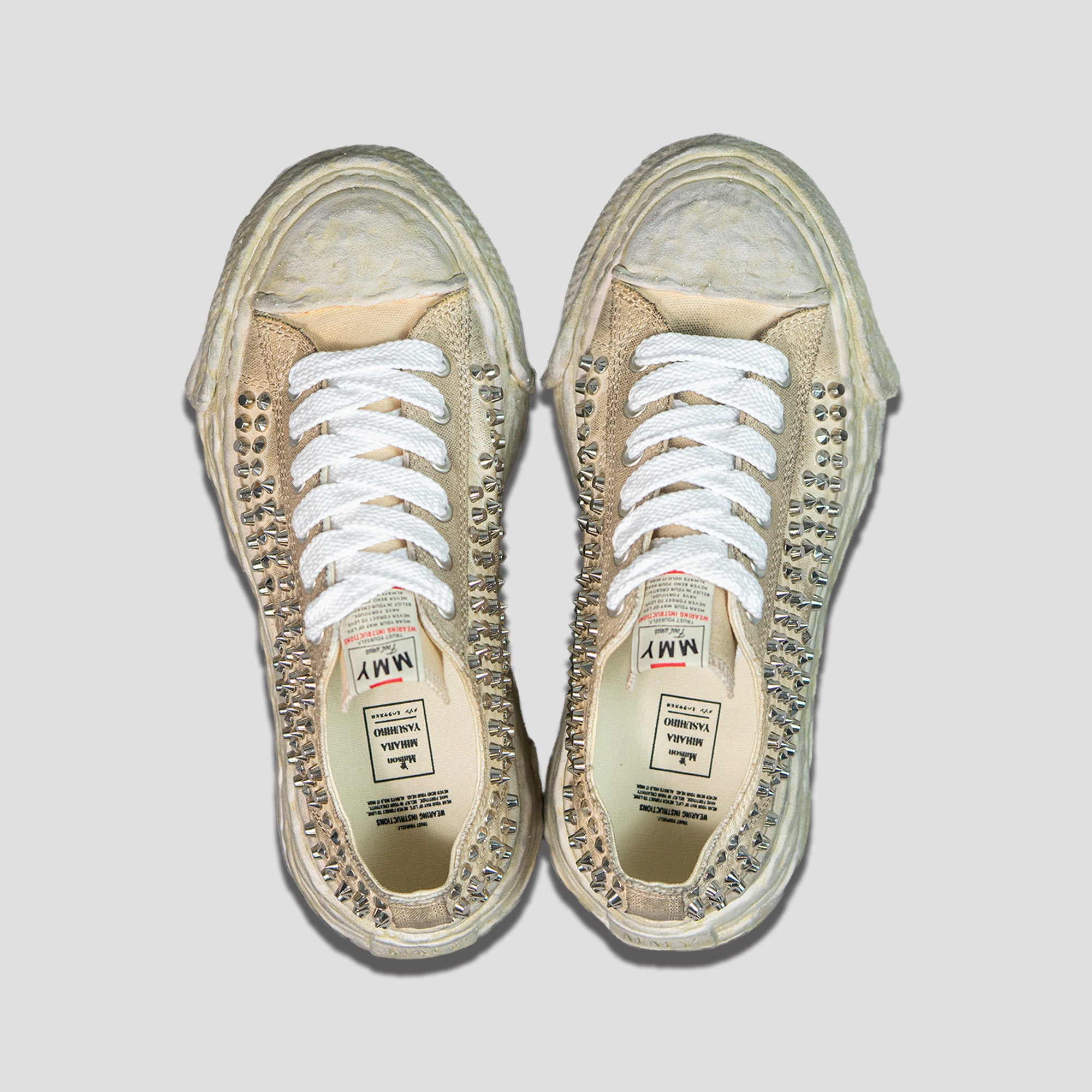 PETERSON 23 OG SOLE STUDDED CANVAS SNEAKERS