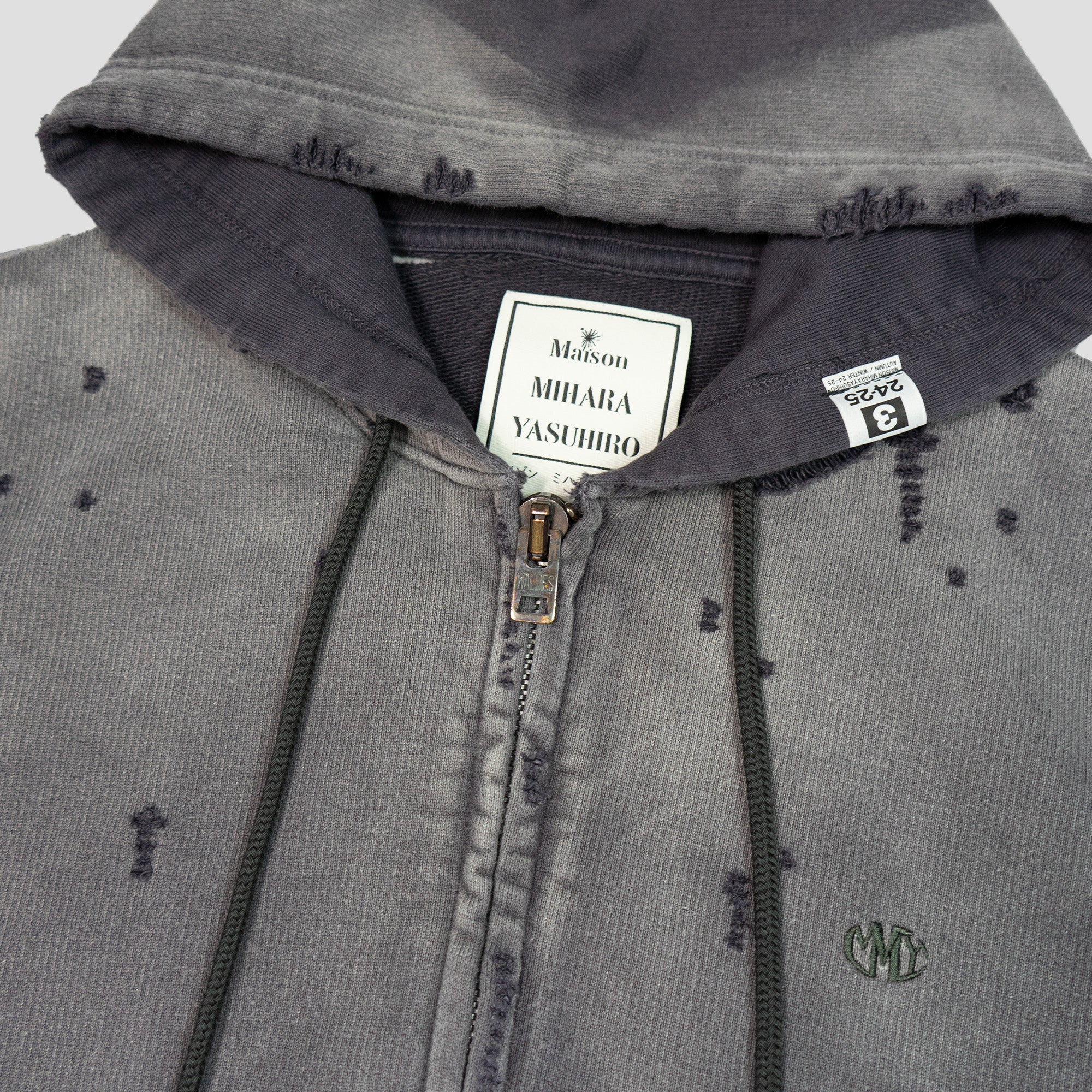 SUNFADED ZIP-UP HOODIE