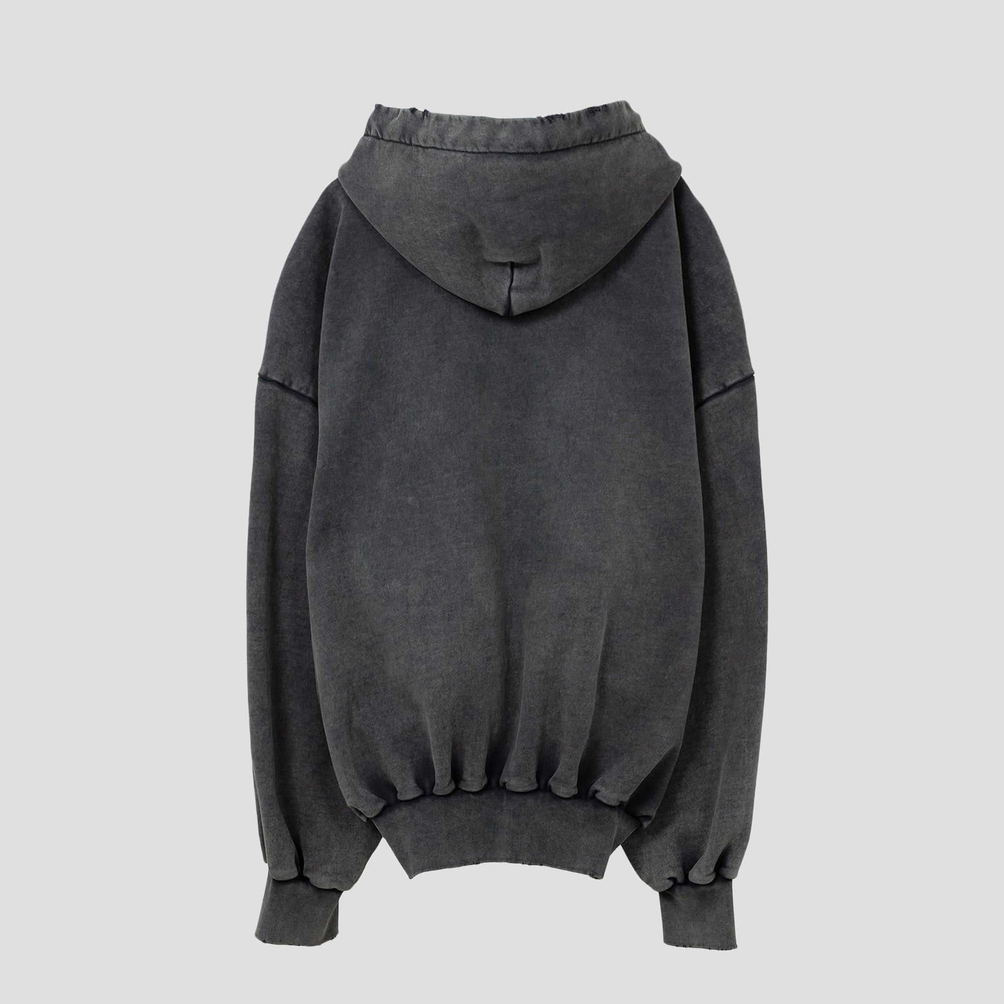 RECONSTRUCTED ZIP-UP HOODIE