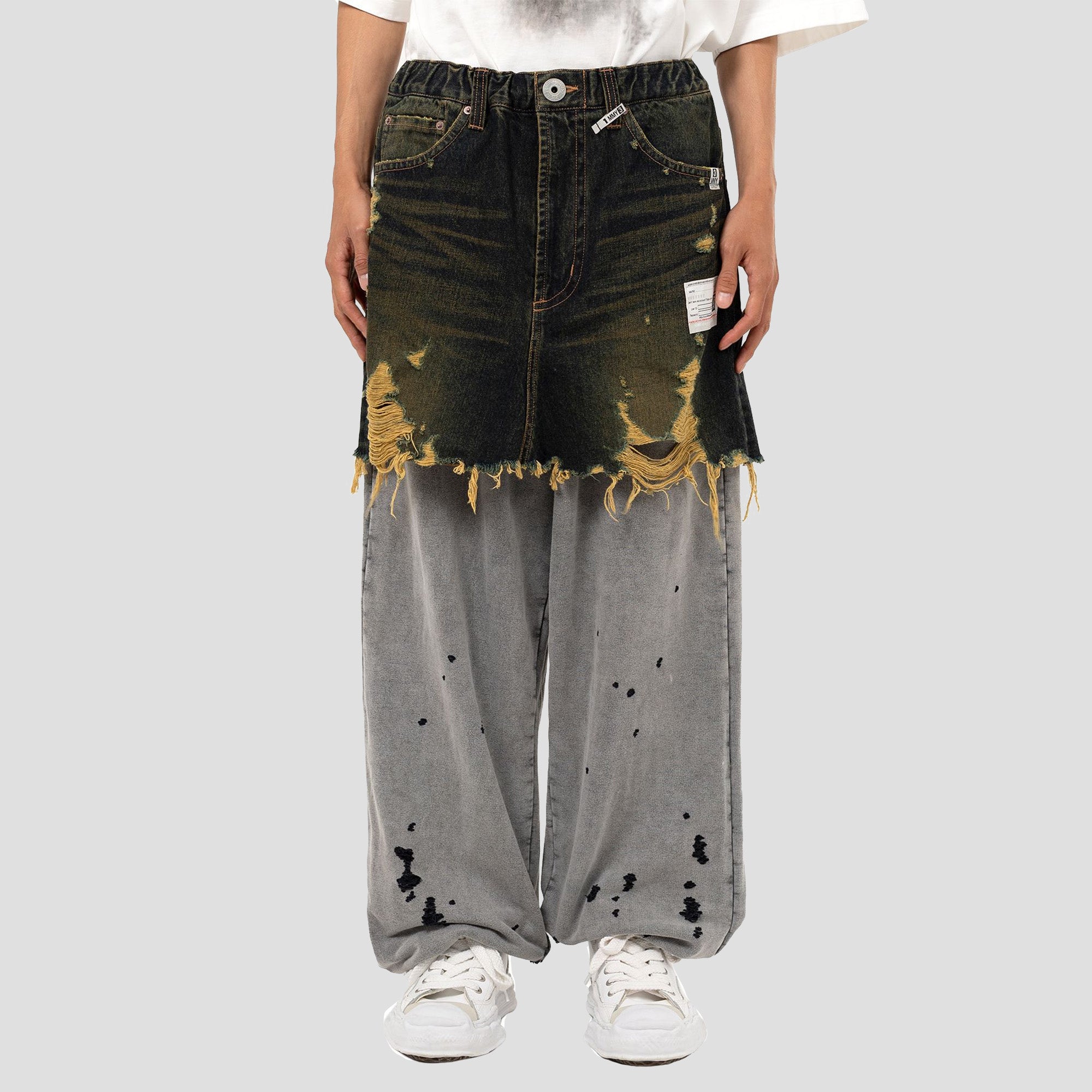WAIST LAYERED JEANS