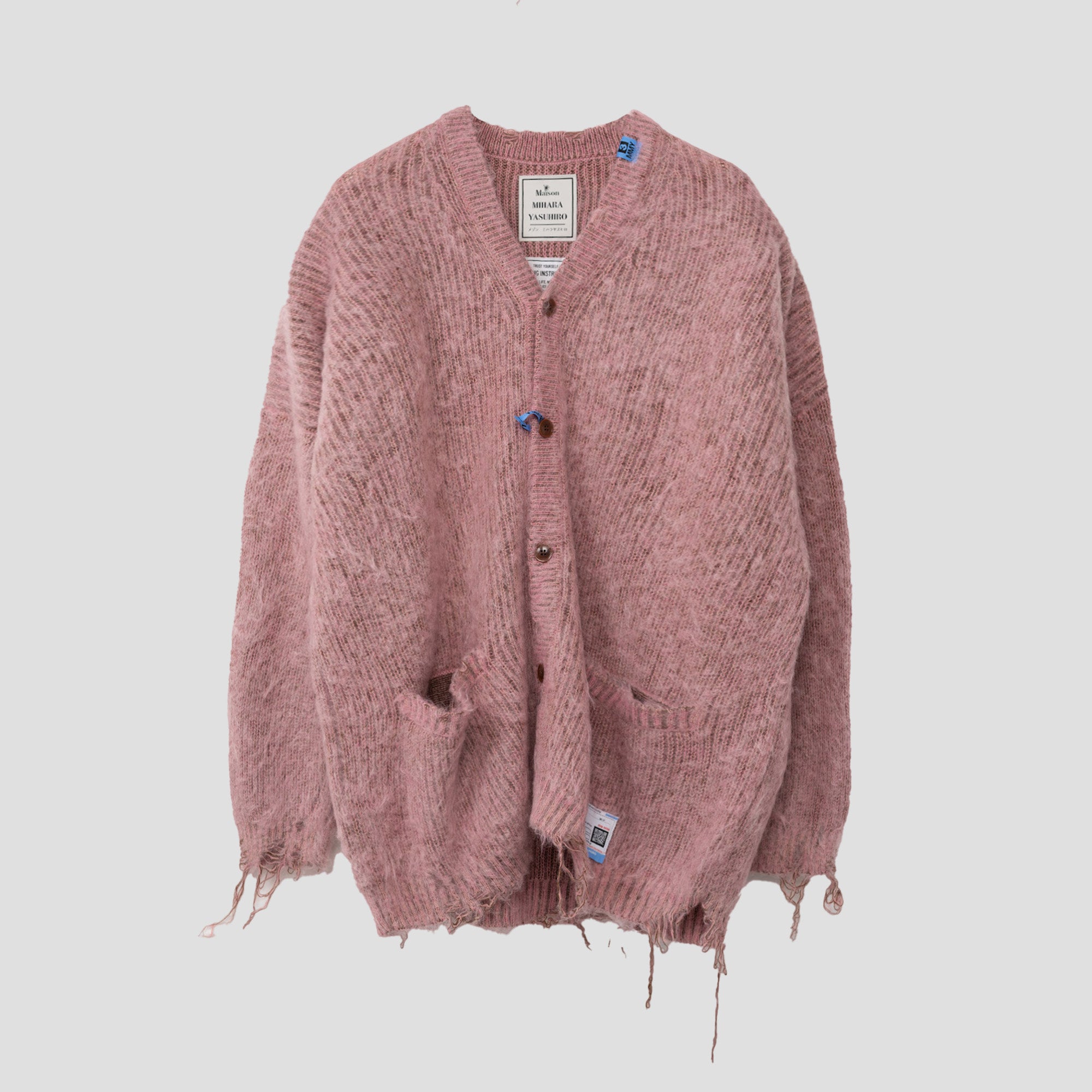 MOHAIR KNIT CARDIGAN
