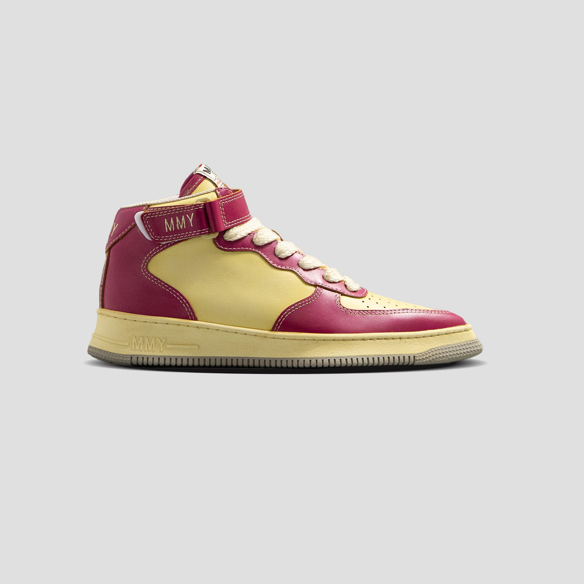 MAISON MIHARA YASUHIRO - ROSY OG SOLE MID-TOP LEATHER SNEAKERS