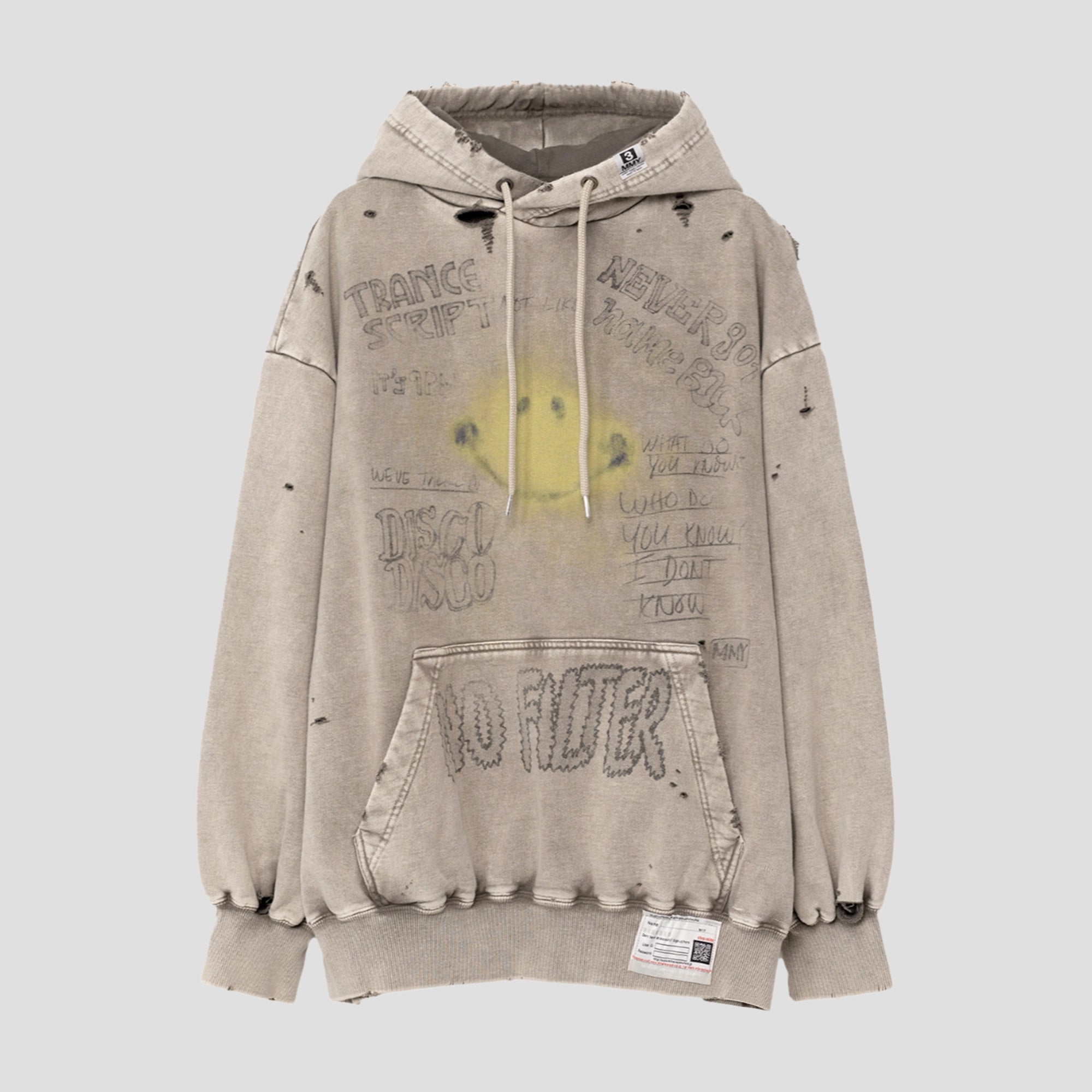 DISTRESSED HOODIE