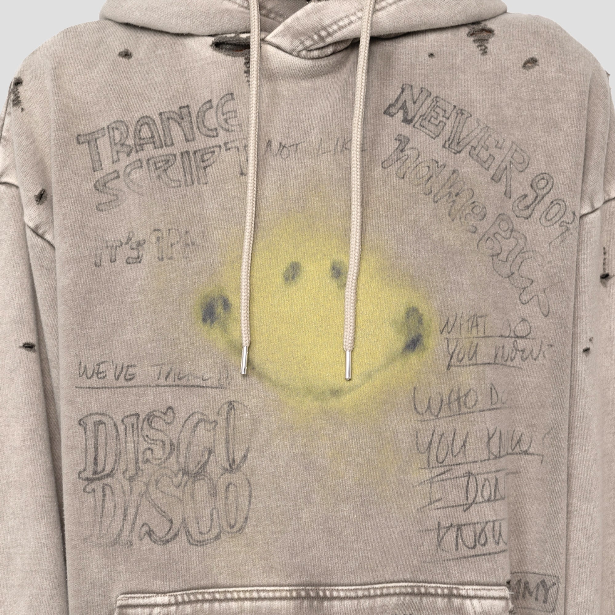 DISTRESSED HOODIE