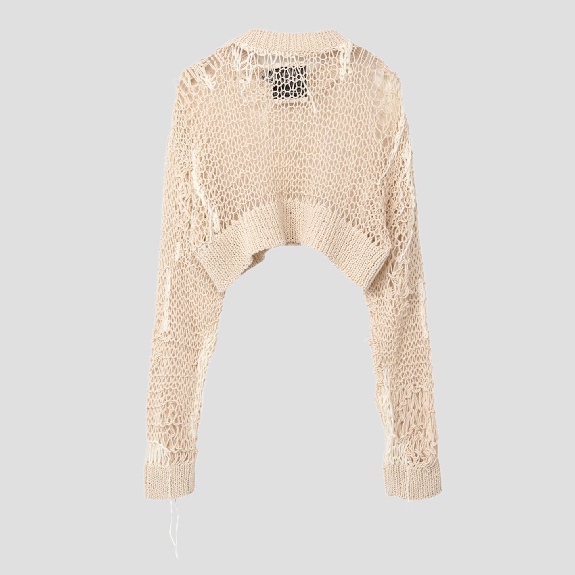 LOOSE KNIT CROPPED SWEATER