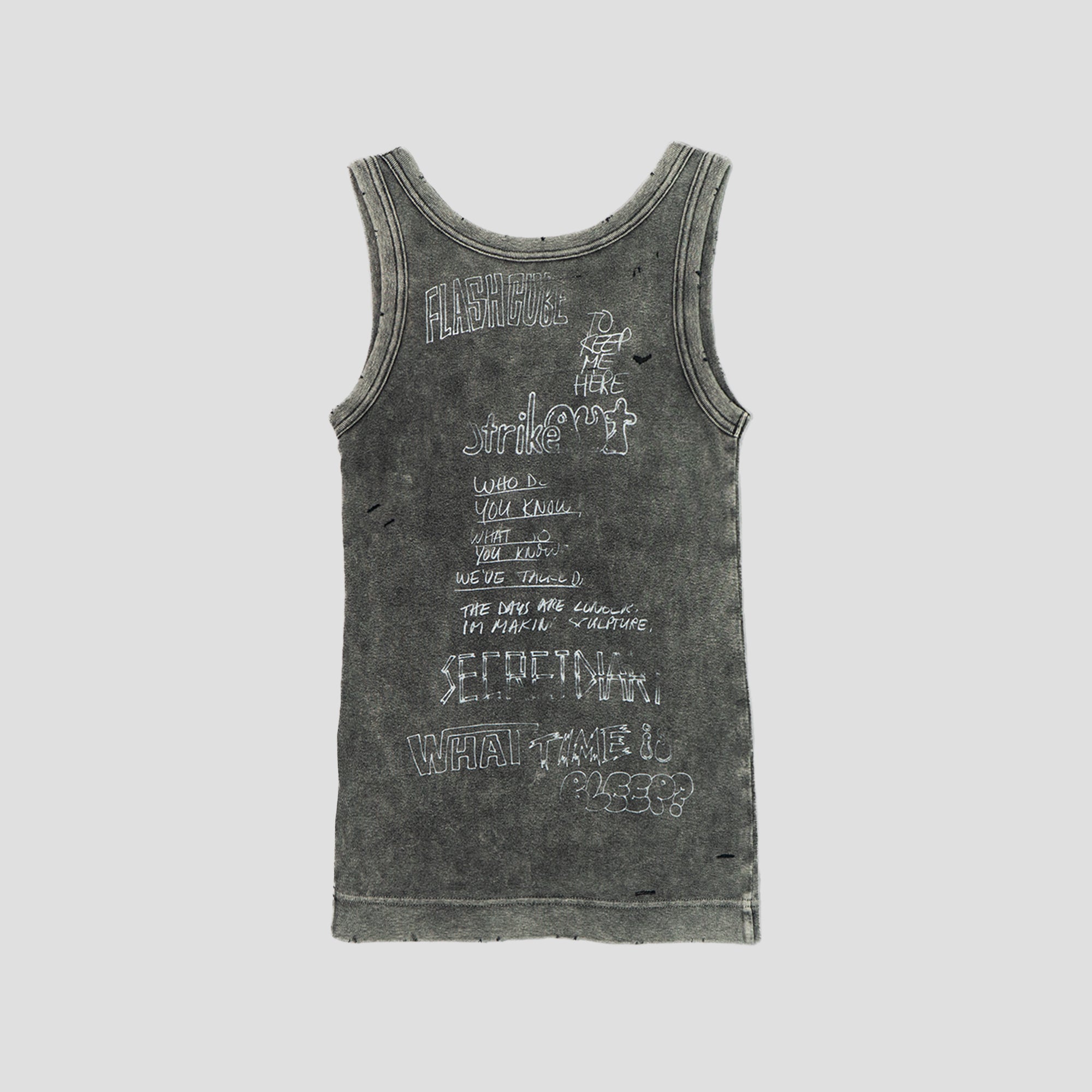 DISTRESSED TANK TOP