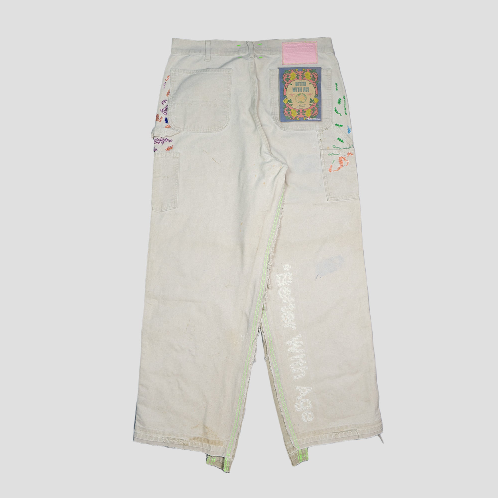 PAINTER’S DOUBLE-WIDE HAND-BEADED WORK PANTS