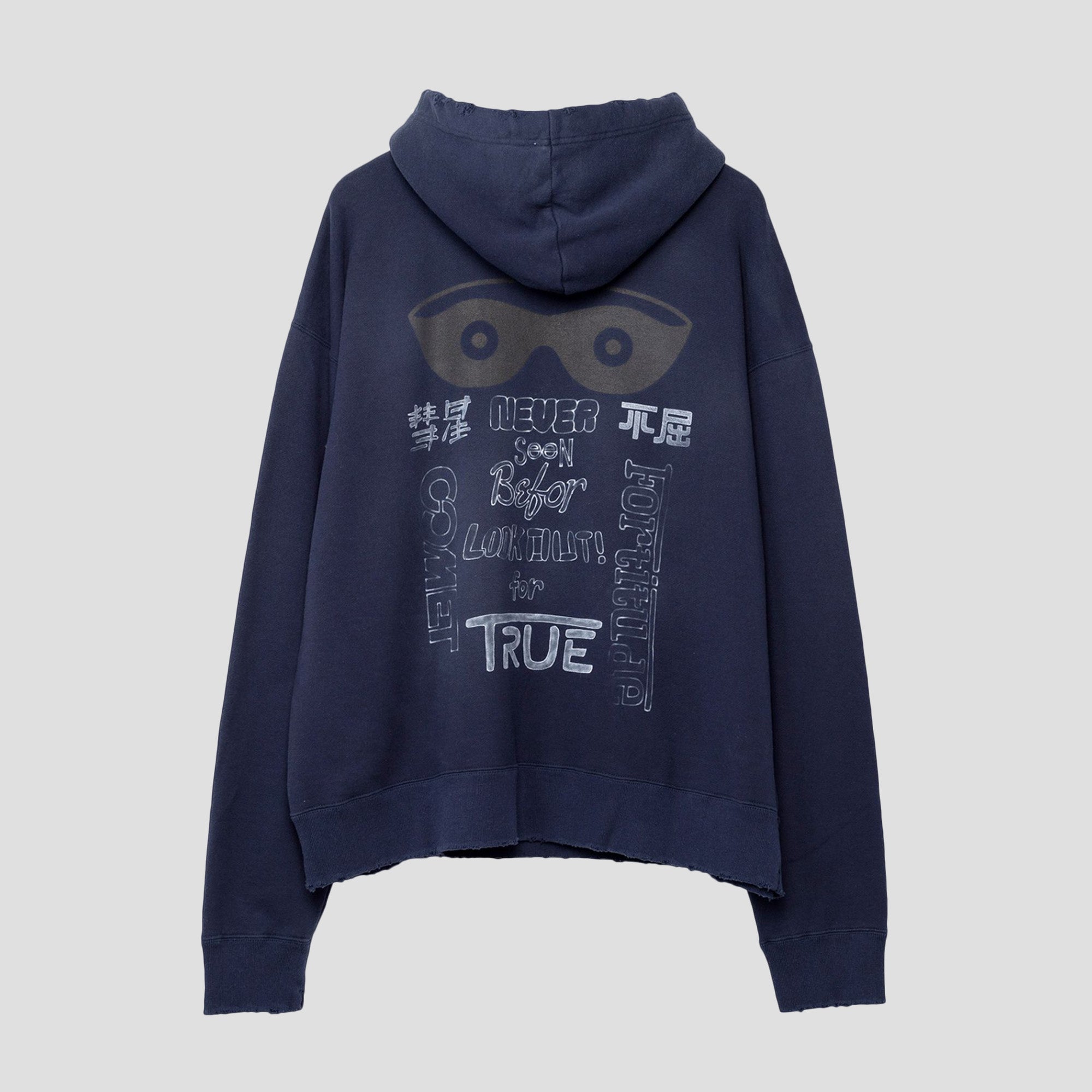 MANDRILL DISTRESSED HOODIE