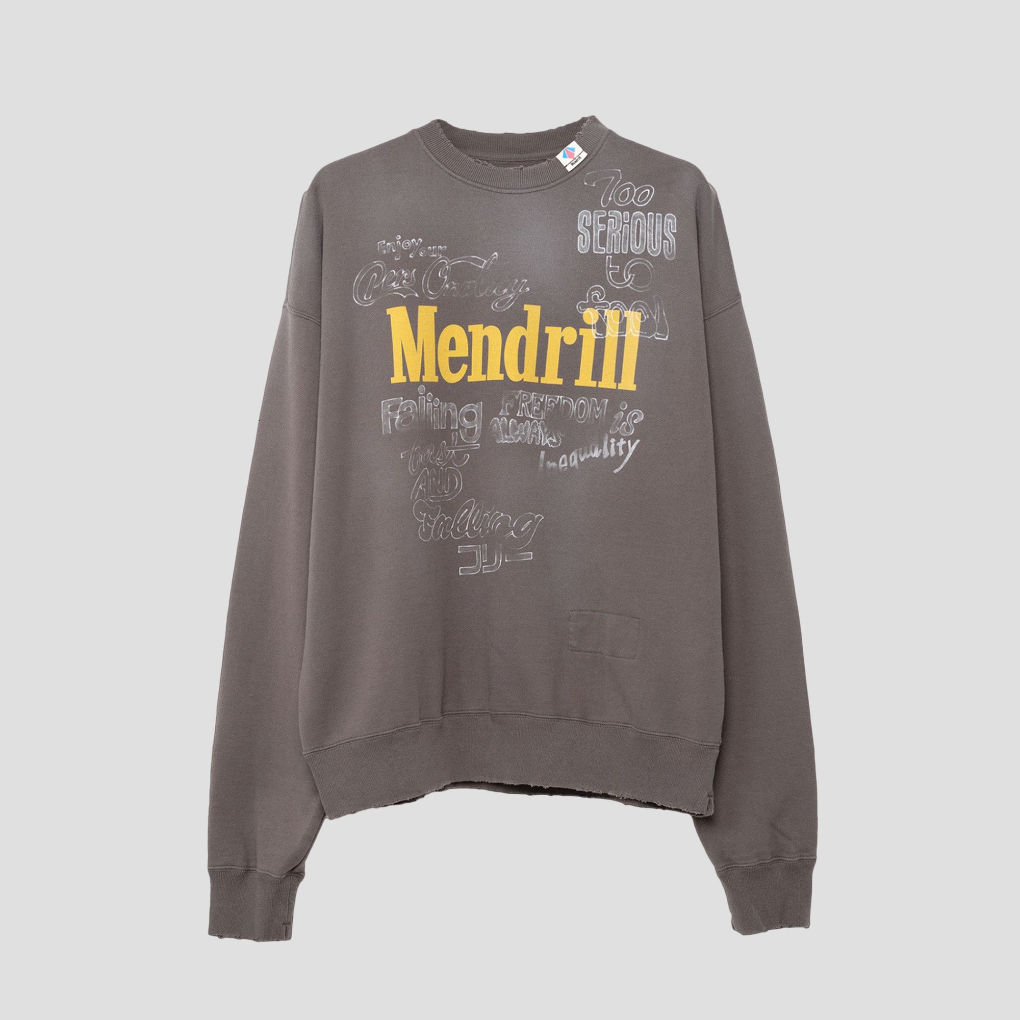 MANDRILL DISTRESSED PULLOVER