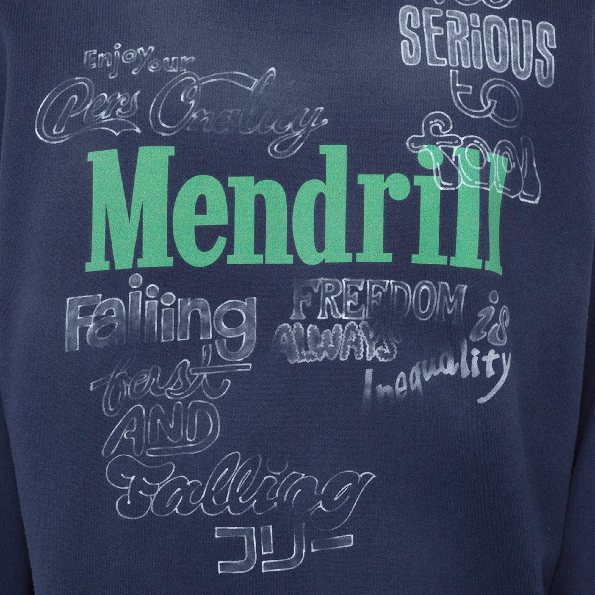 MANDRILL DISTRESSED PULLOVER