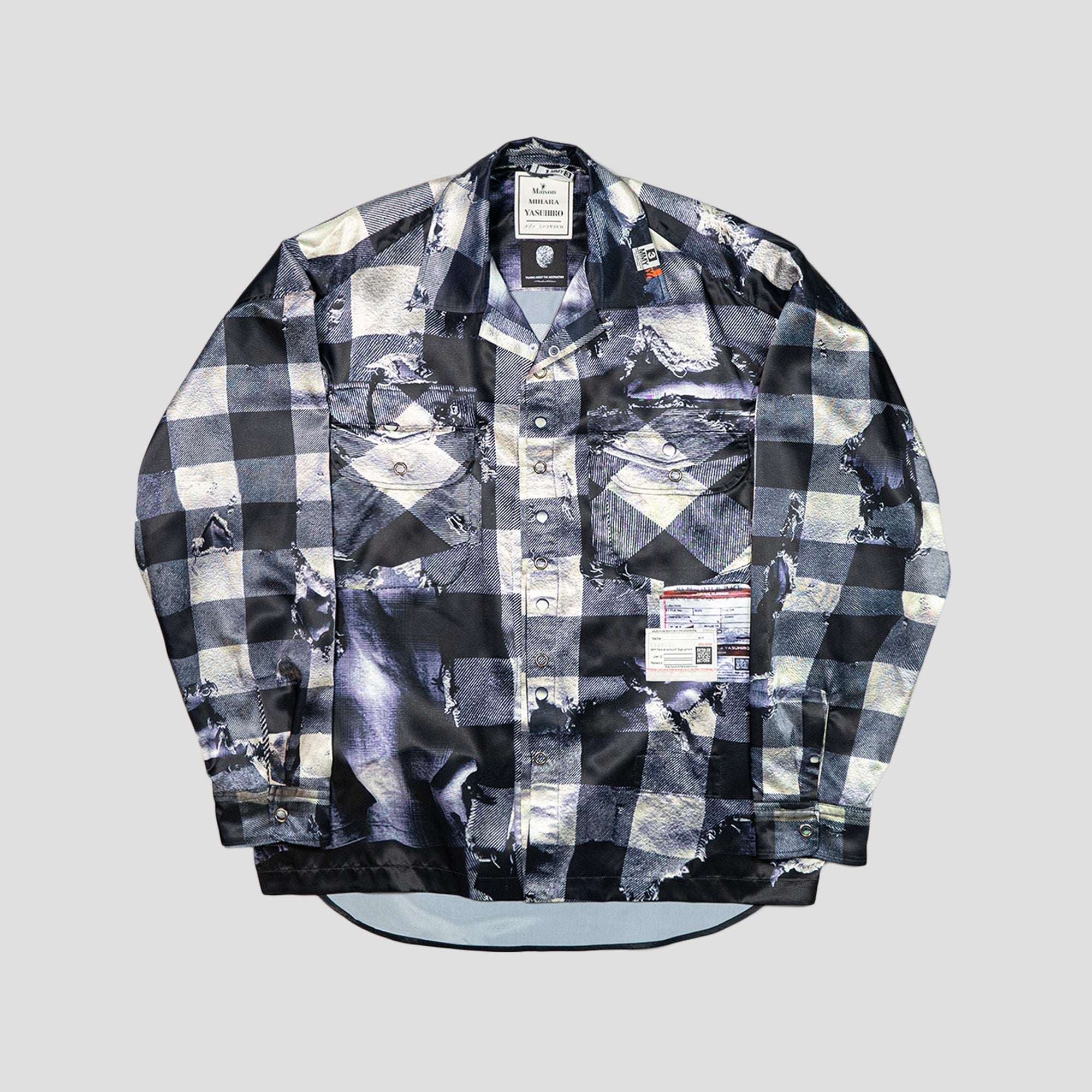 T.A.T.A TROMPE-L'OEIL CHECK SHIRTS