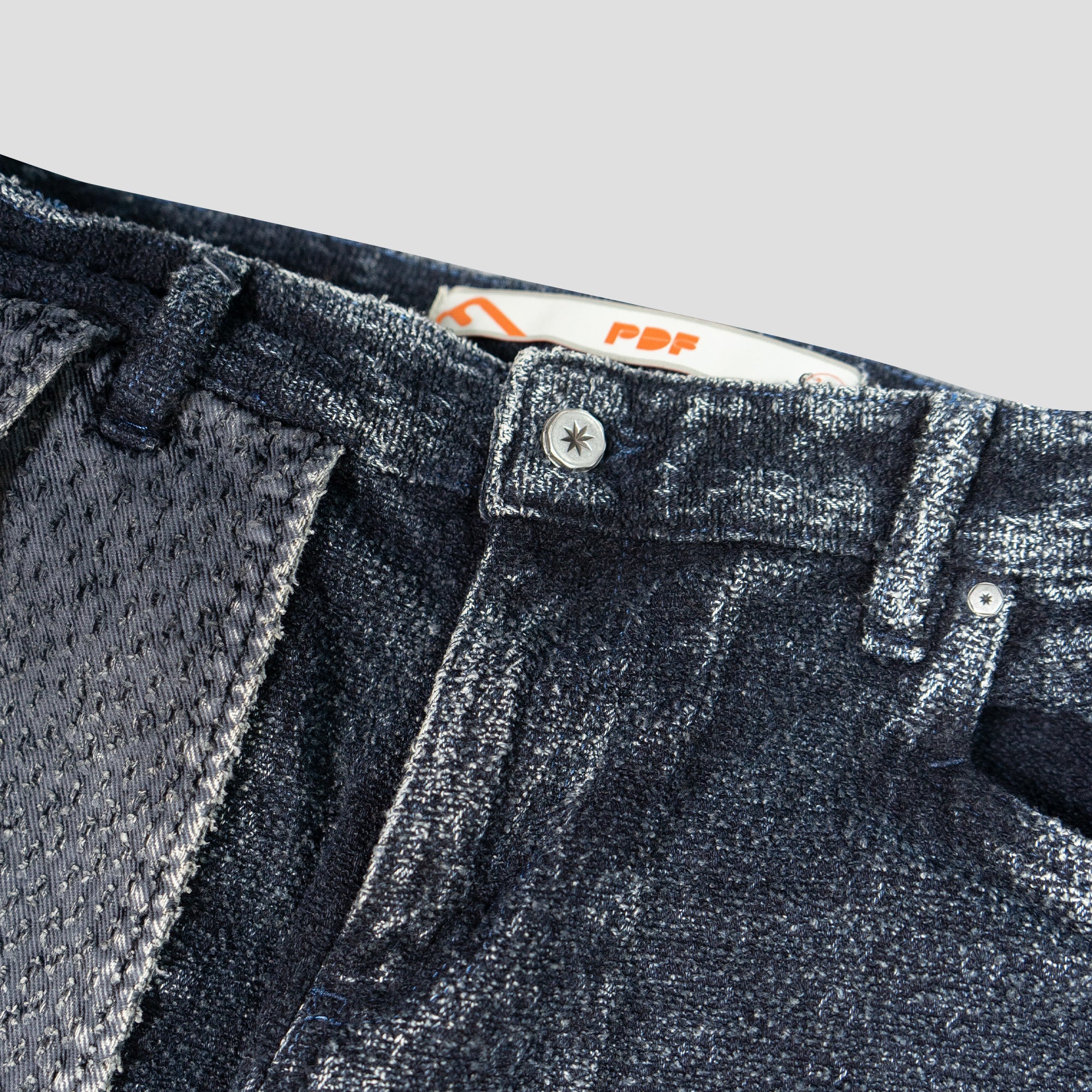DENIM STRIP JEANS