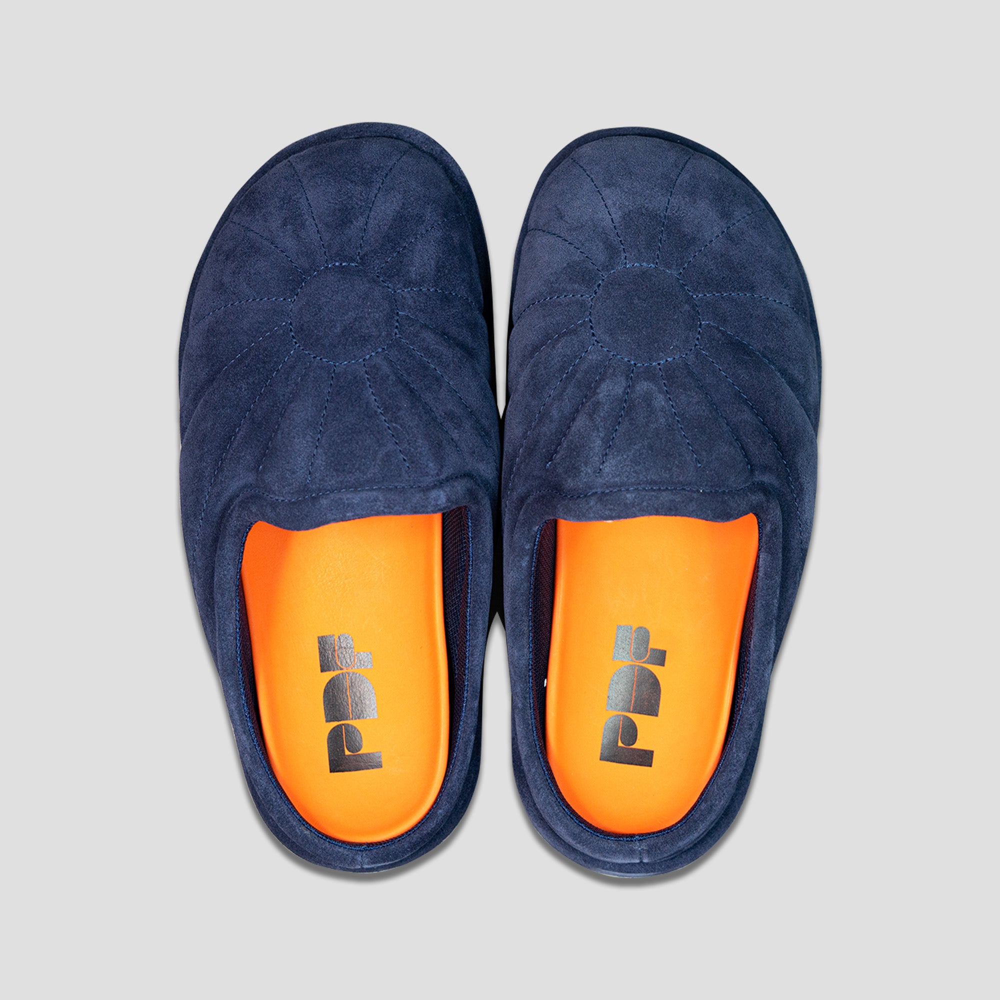 SLIPPER EMBROIDERY SOLE-URANUS NABUK
