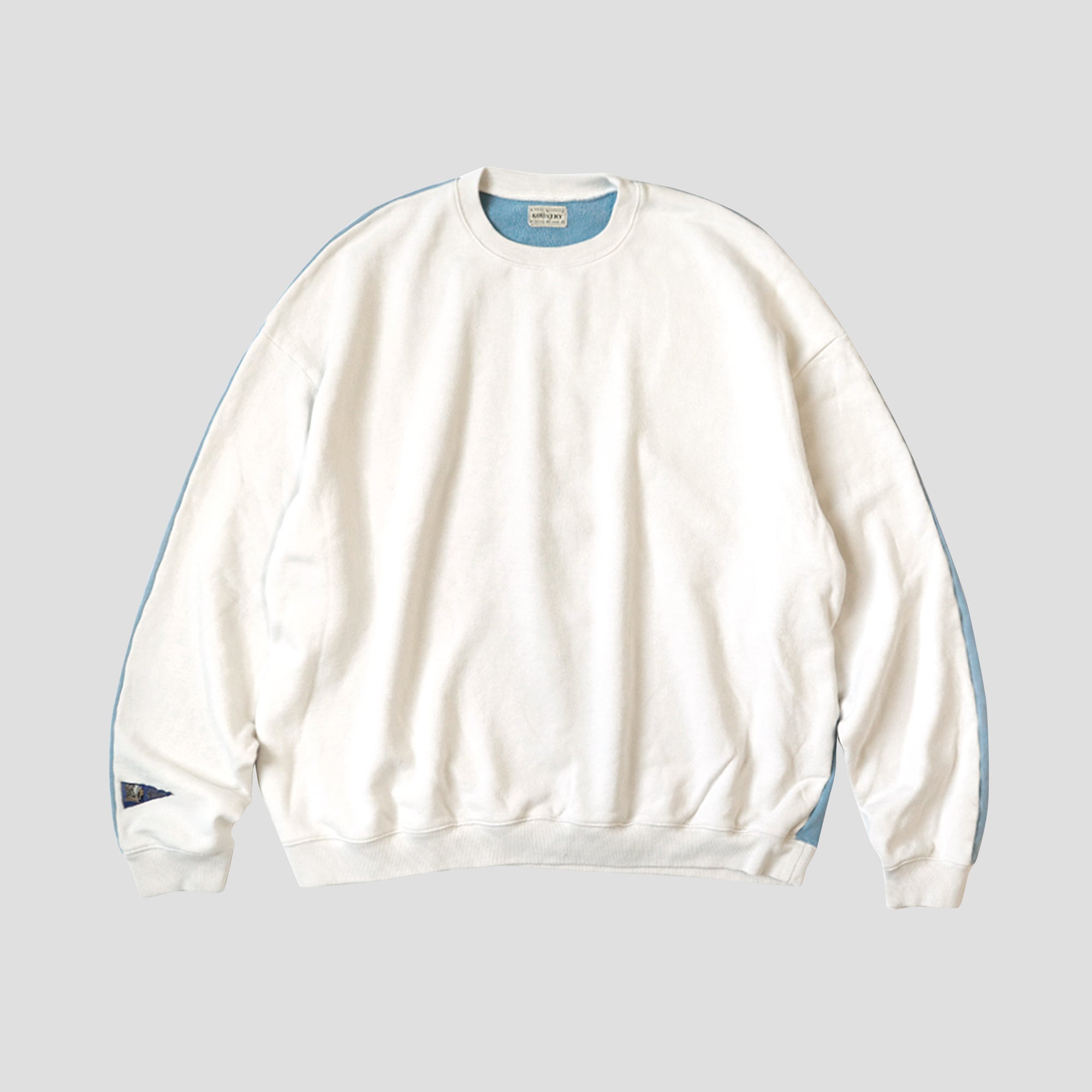 FLEECE KNIT 2TONE OVERSIZED BONE SWEATS