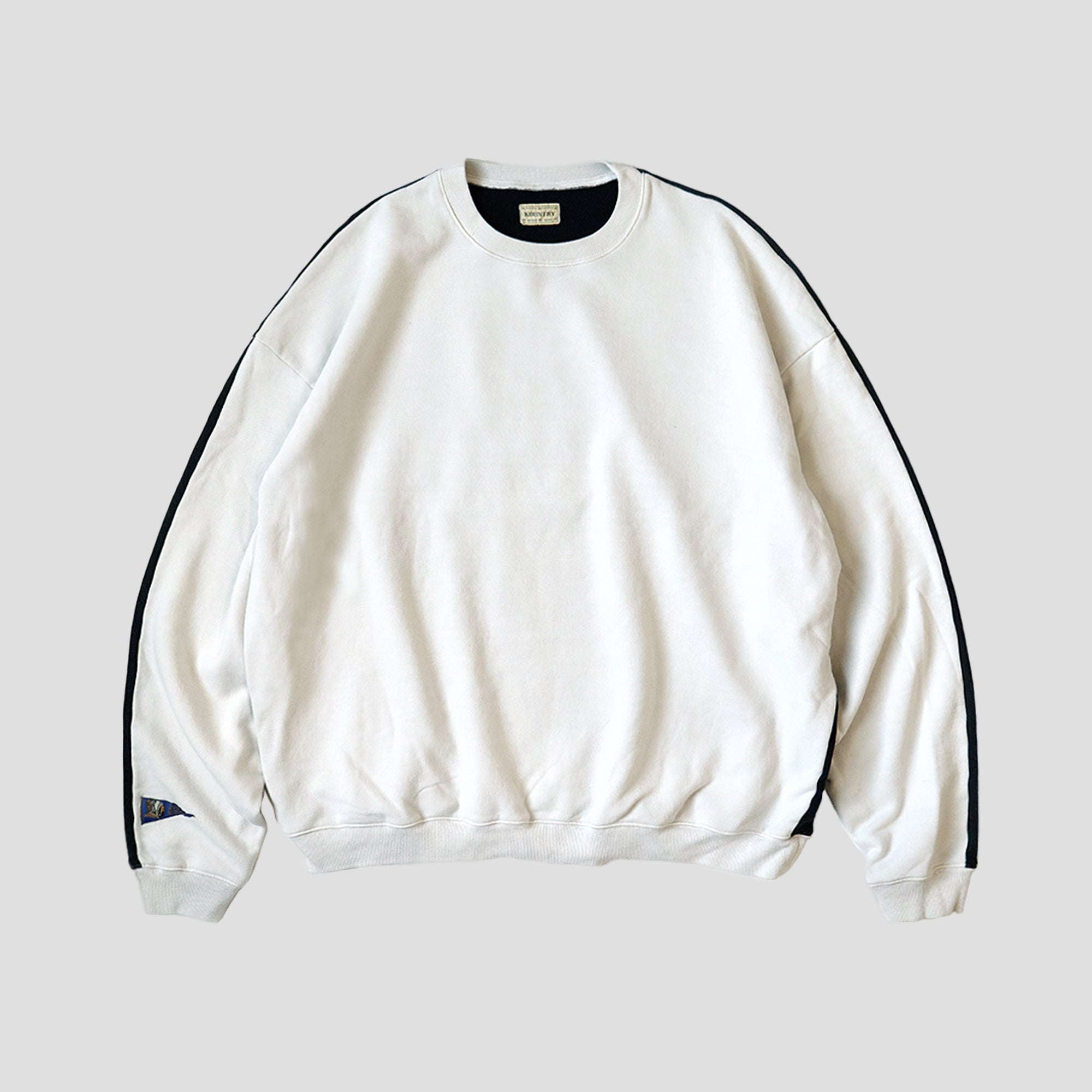 FLEECE KNIT 2TONE OVERSIZED BONE SWEATS
