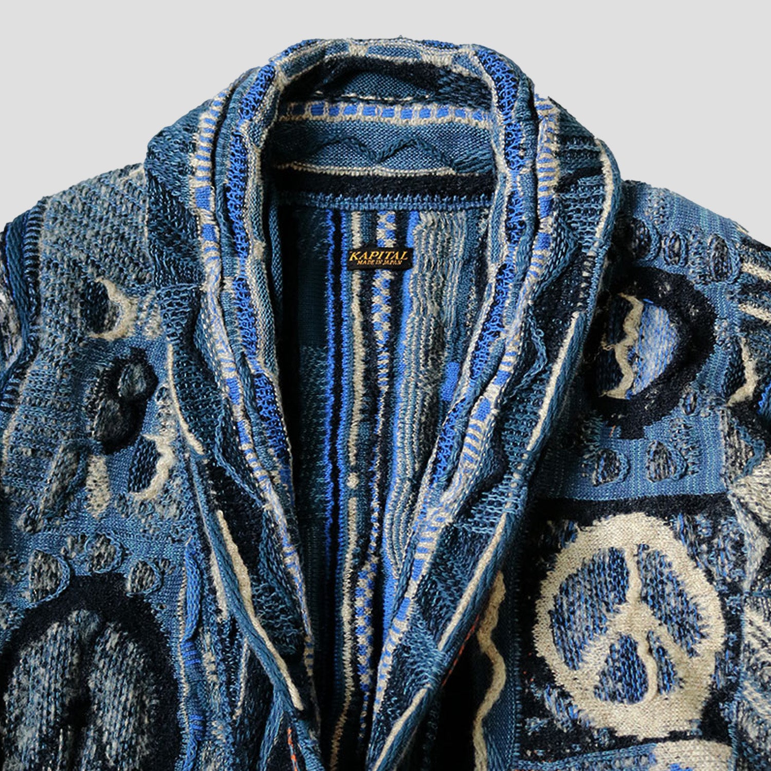 7G BORO KNIT GAUDY CARDIGAN