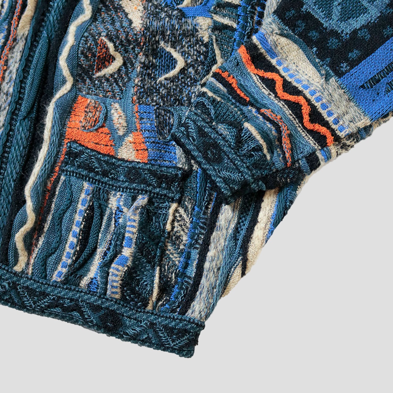 7G BORO KNIT GAUDY CARDIGAN
