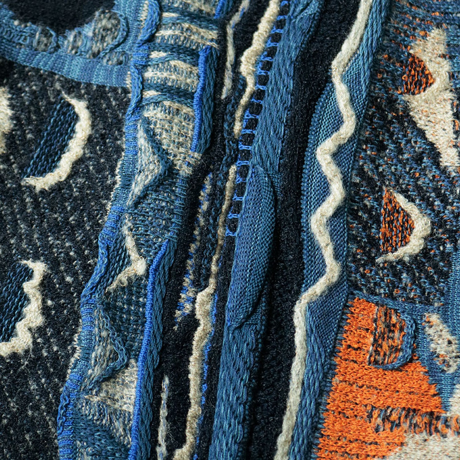 7G BORO KNIT GAUDY CARDIGAN