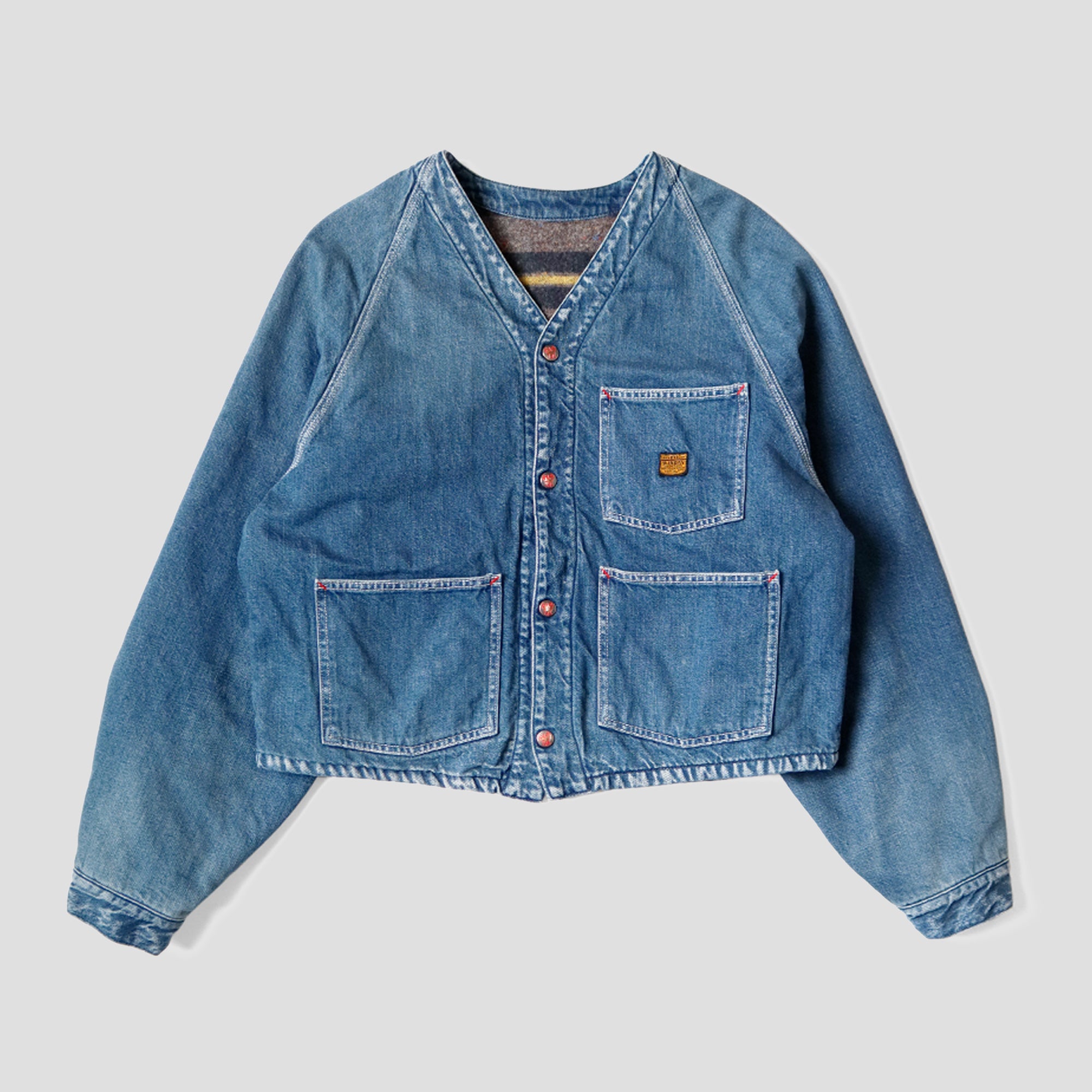 11.5oz DENIM REVERSIBLE RAILROAD JACKET