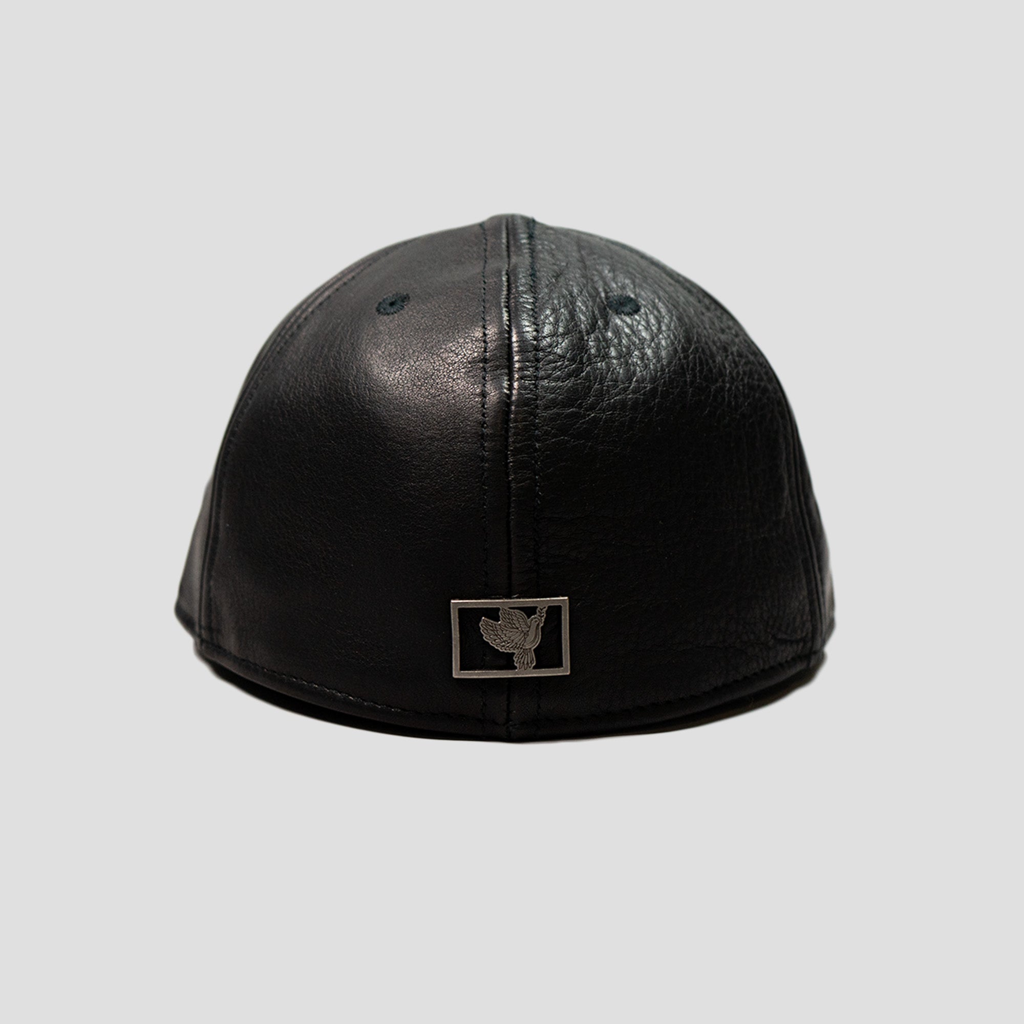 LEATHER FITTED HAT