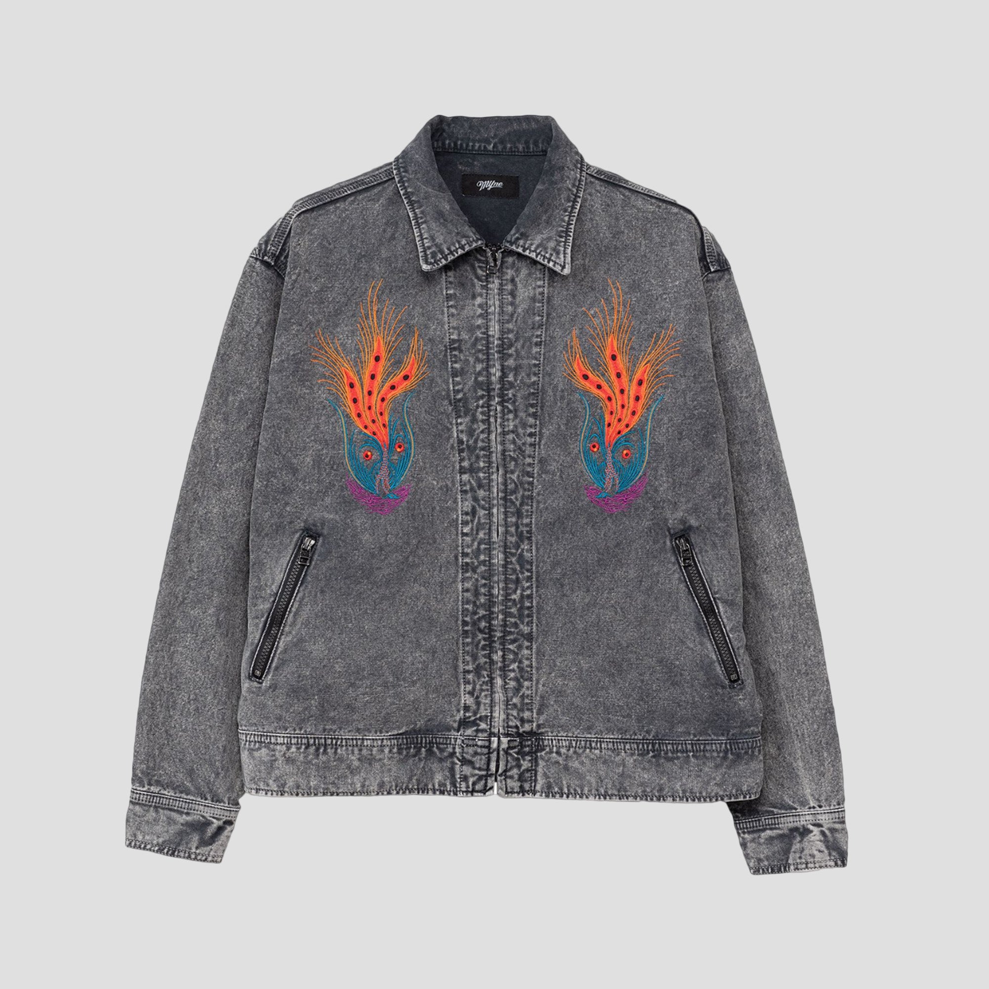 OVER DYED DENIM JACKET