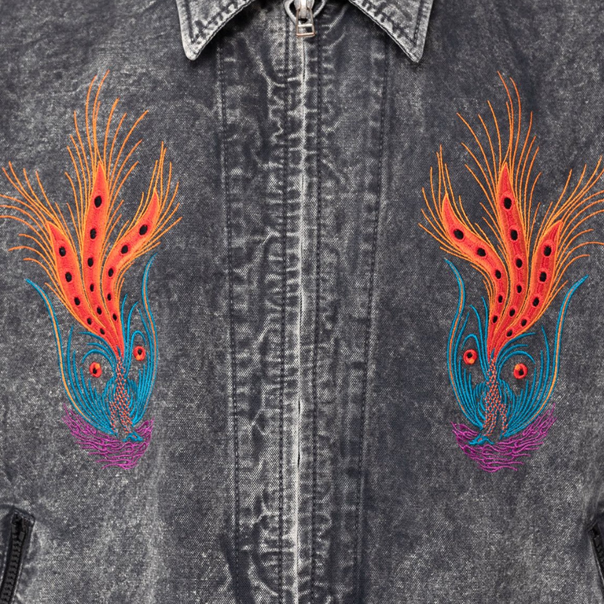 OVER DYED DENIM JACKET