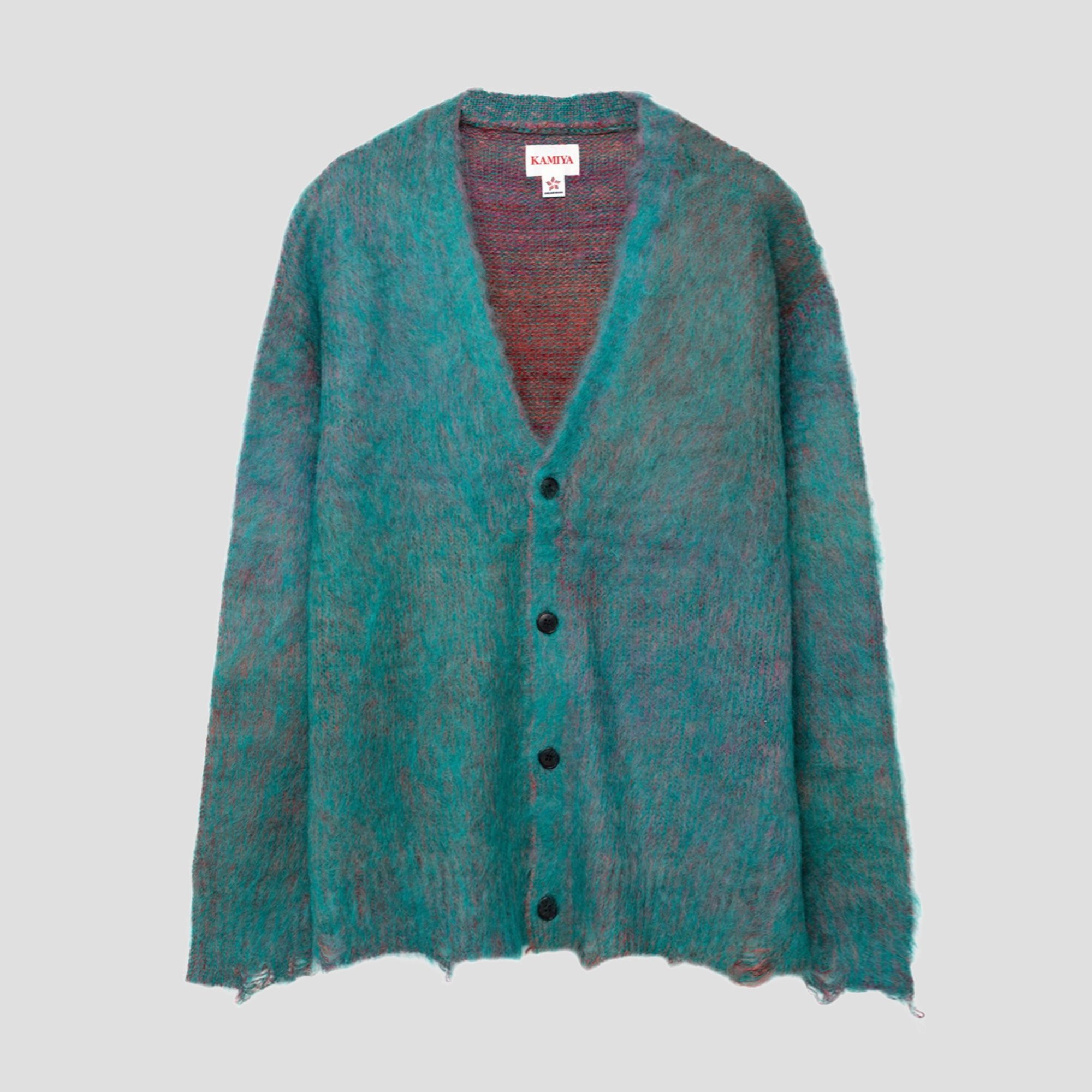 KAMIYA - DISTRESSED MOHAIR CARDIGAN