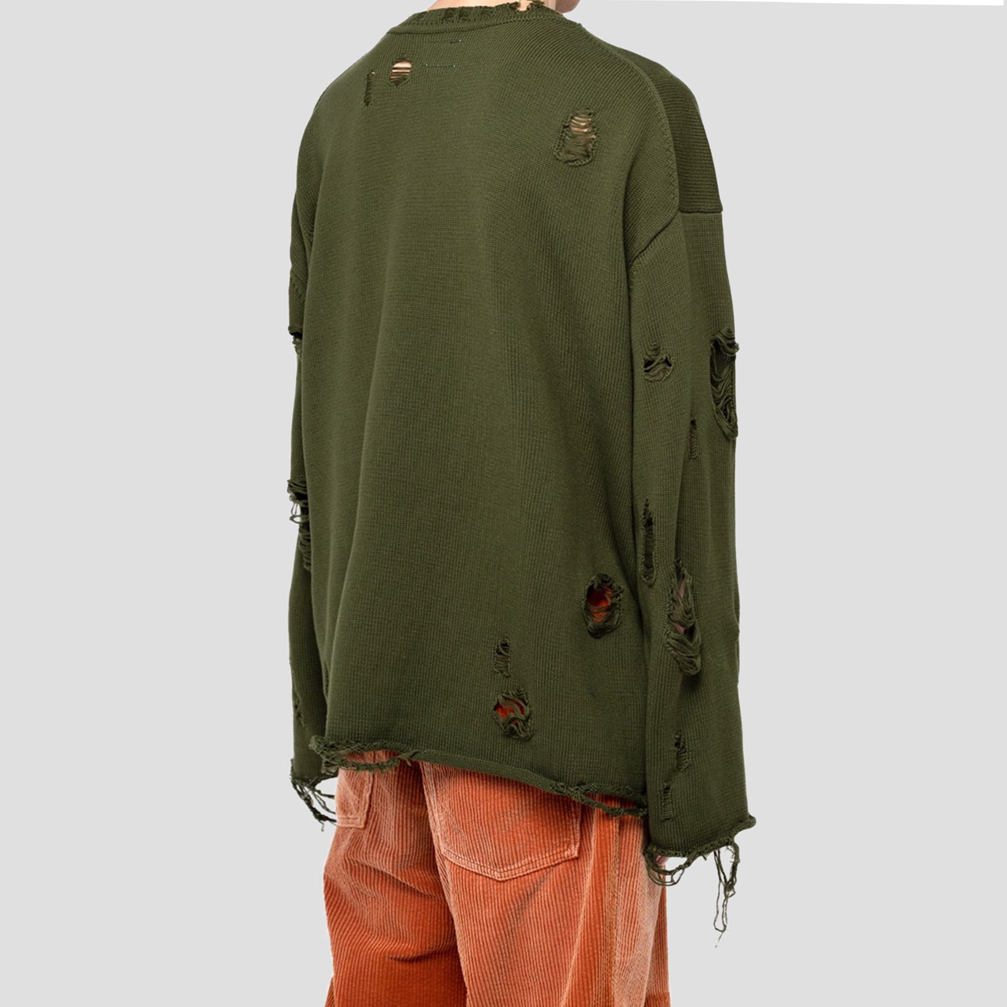 DISTRESSED OVERSIZED SWEATER