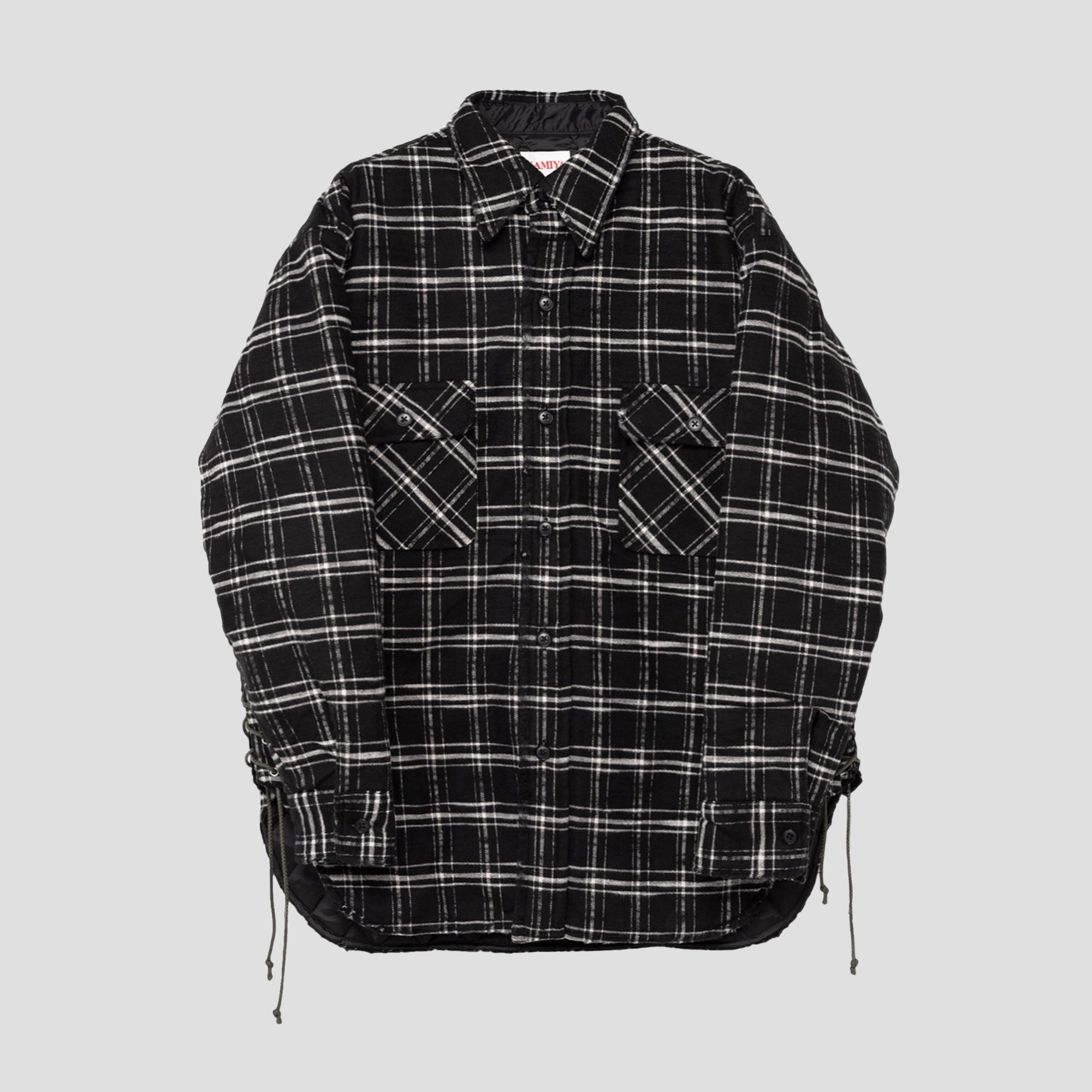 PLAID x QUILT OVERSIZED SHIRT