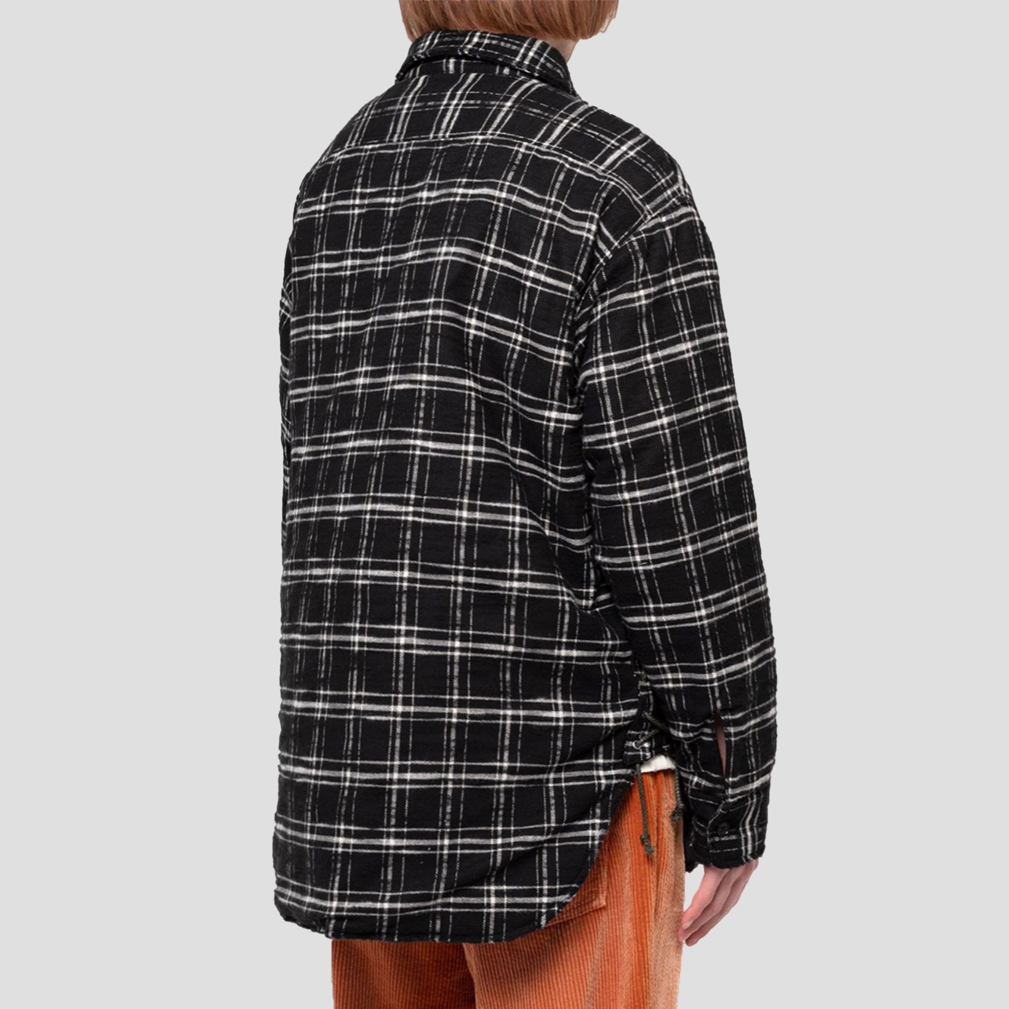 PLAID x QUILT OVERSIZED SHIRT