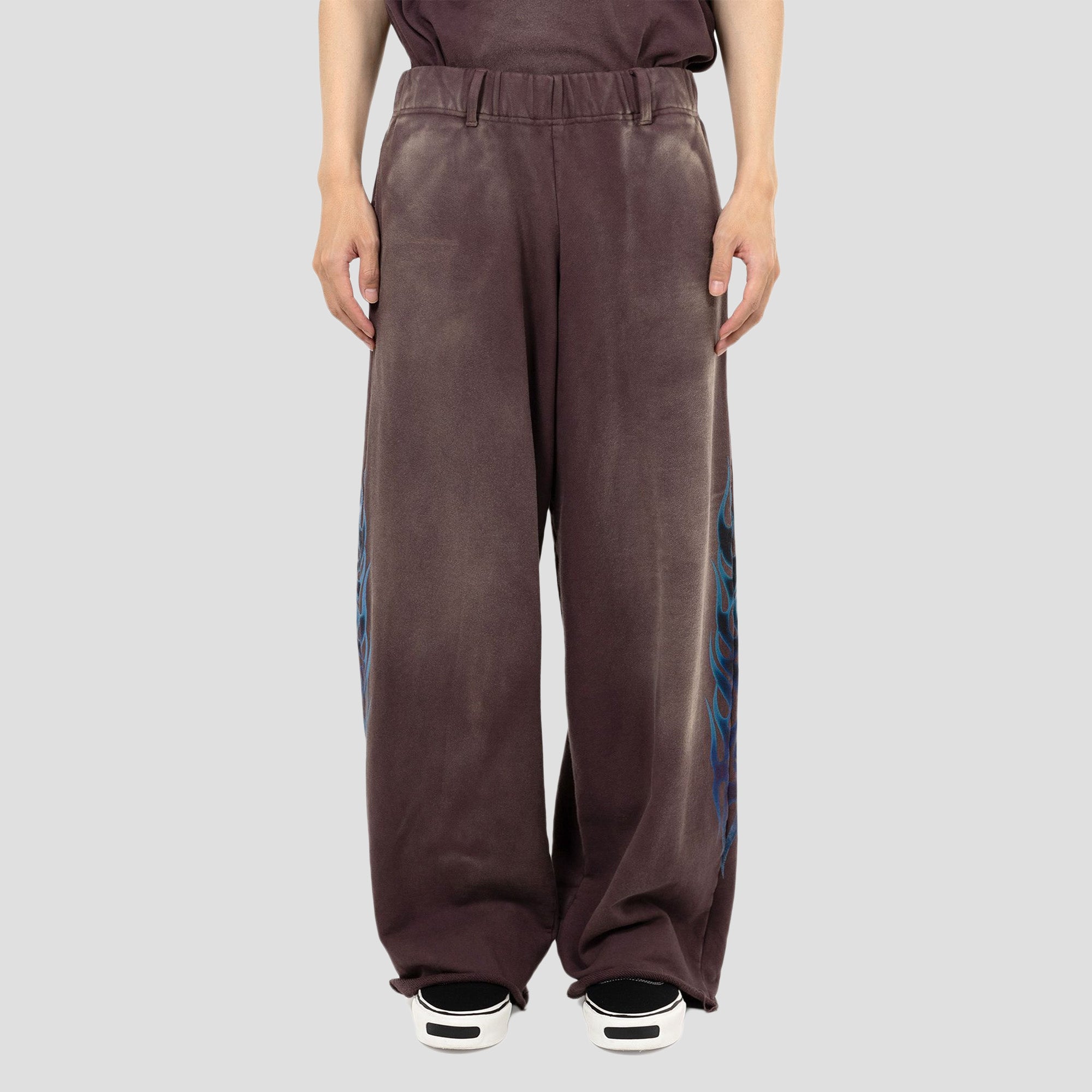 FIRE DISTRESSED SWEAT PANTS