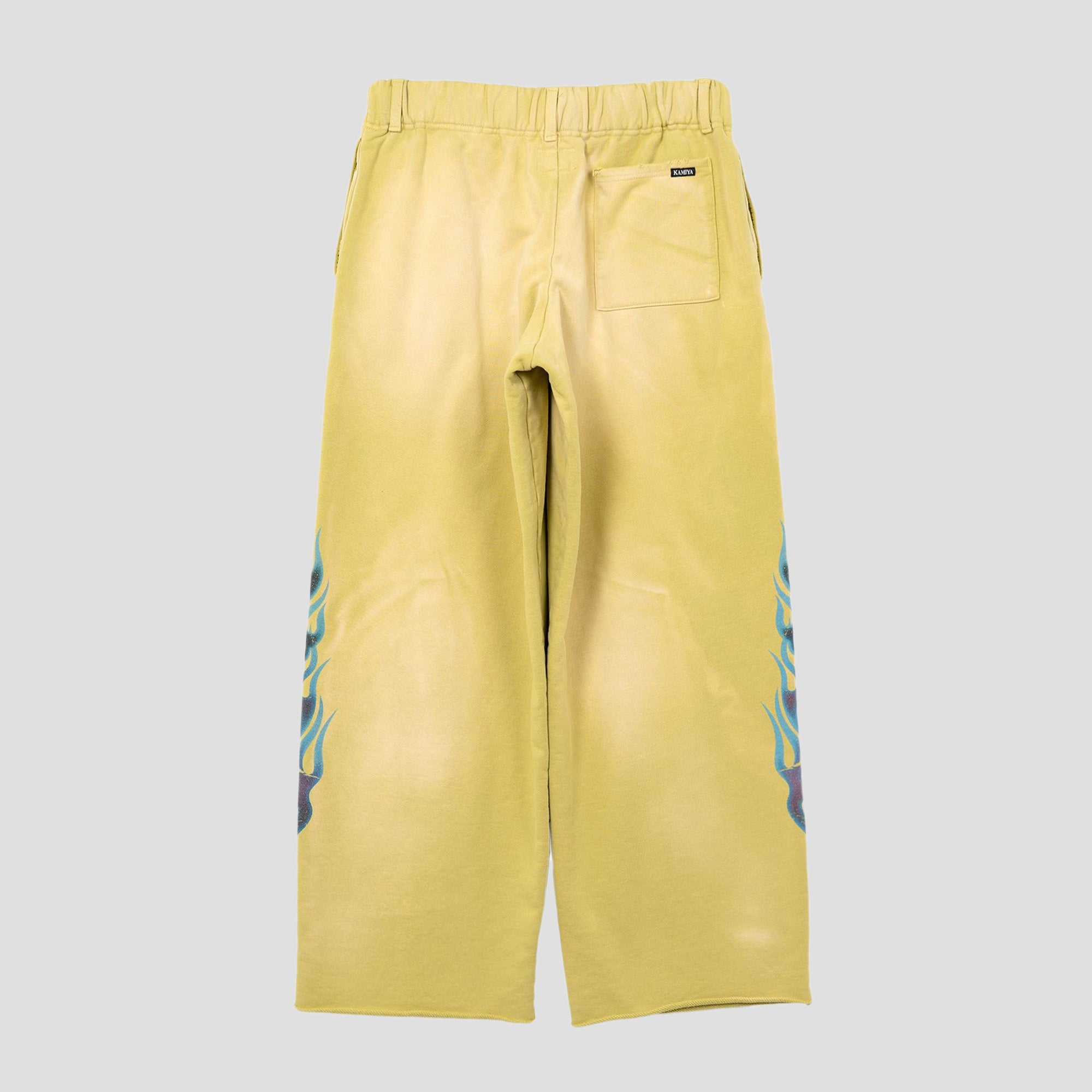 FIRE DISTRESSED SWEAT PANTS