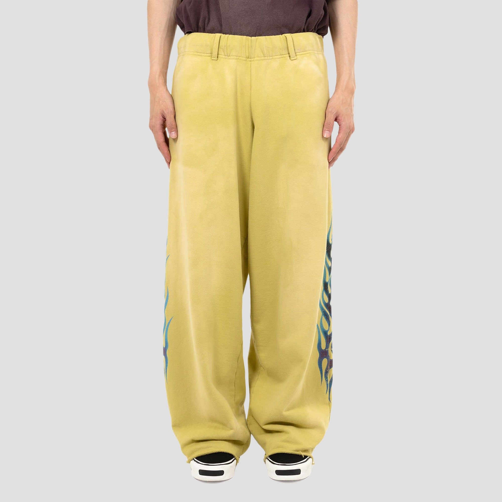 FIRE DISTRESSED SWEAT PANTS