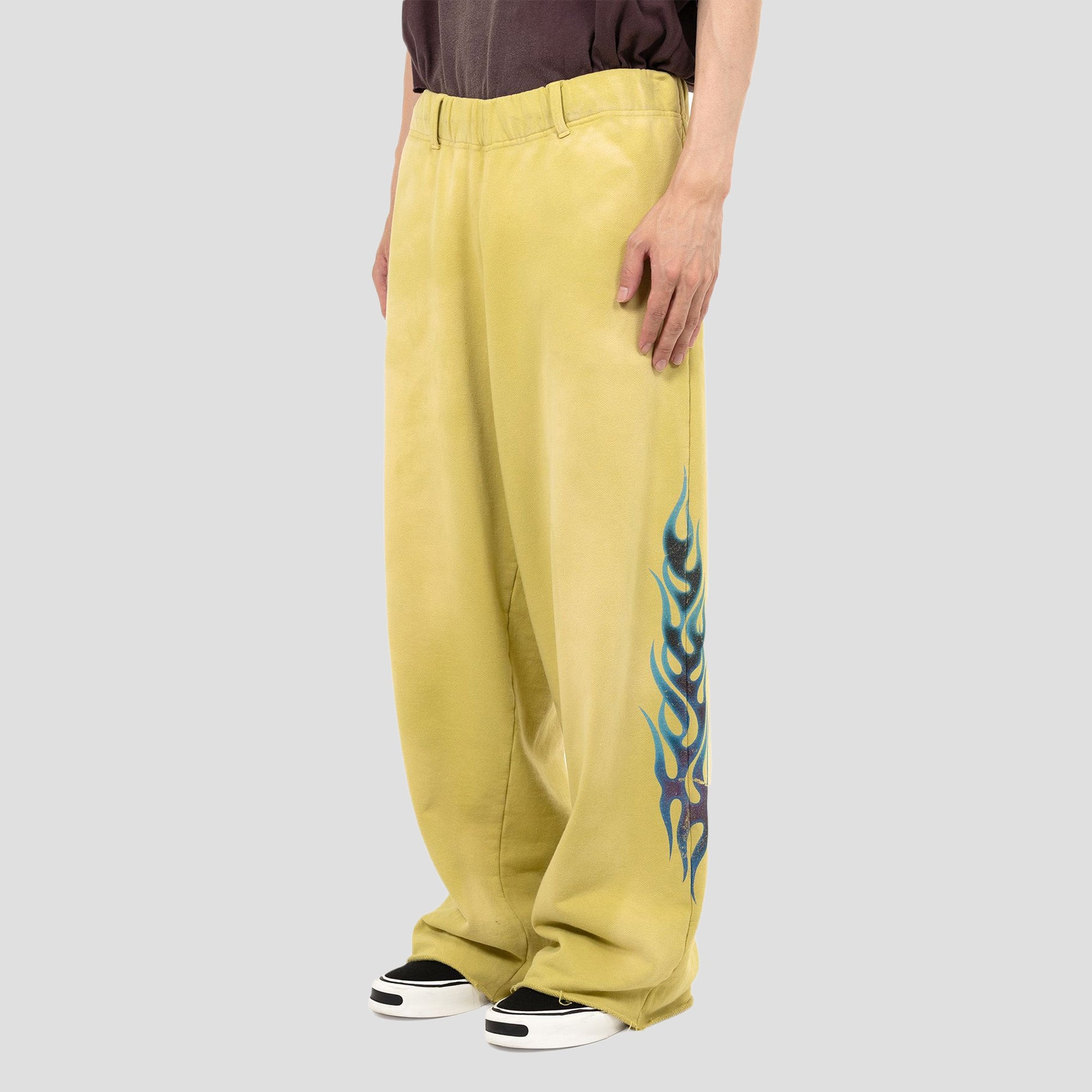 FIRE DISTRESSED SWEAT PANTS