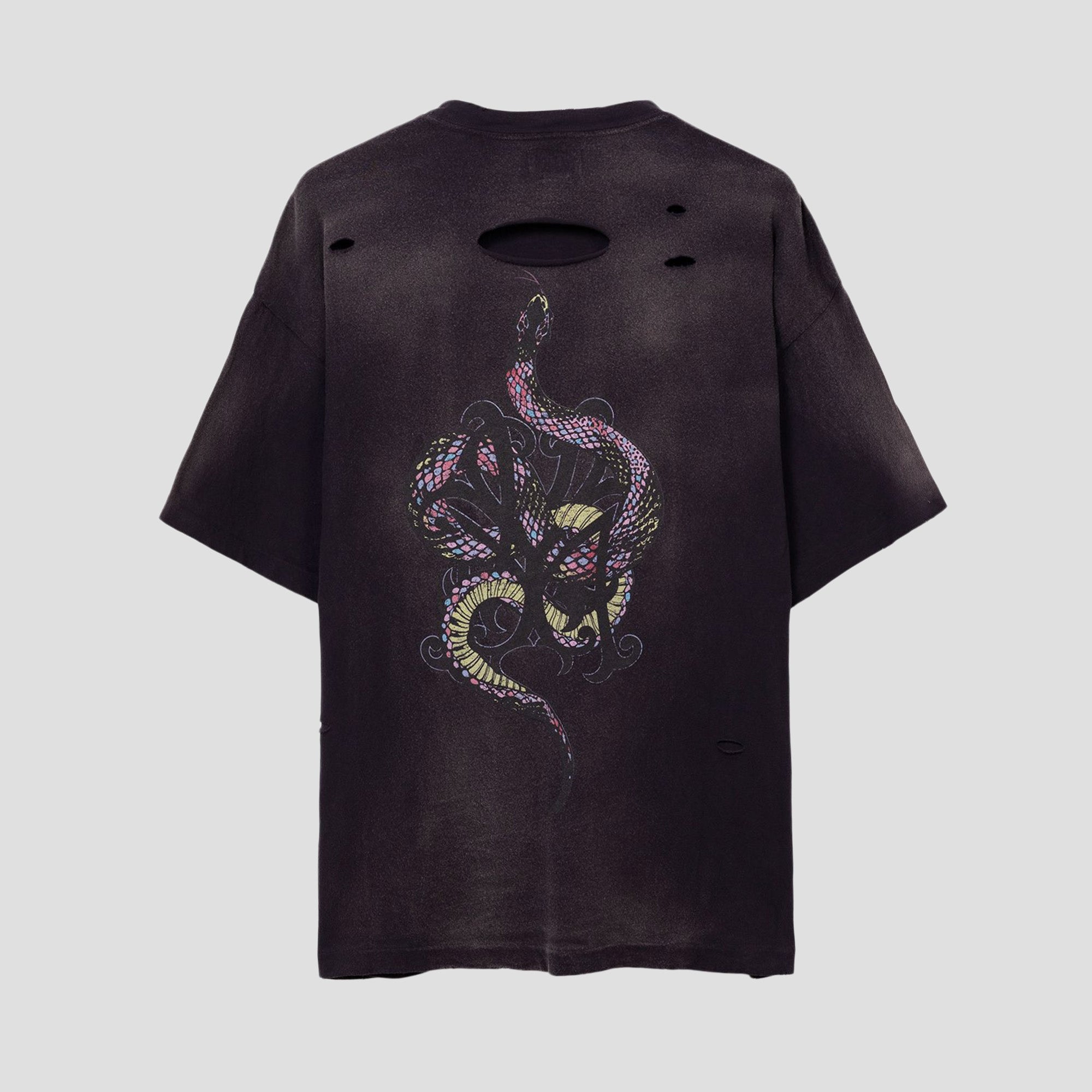 SNAKE DISTRESSED S/S T-SHIRTS