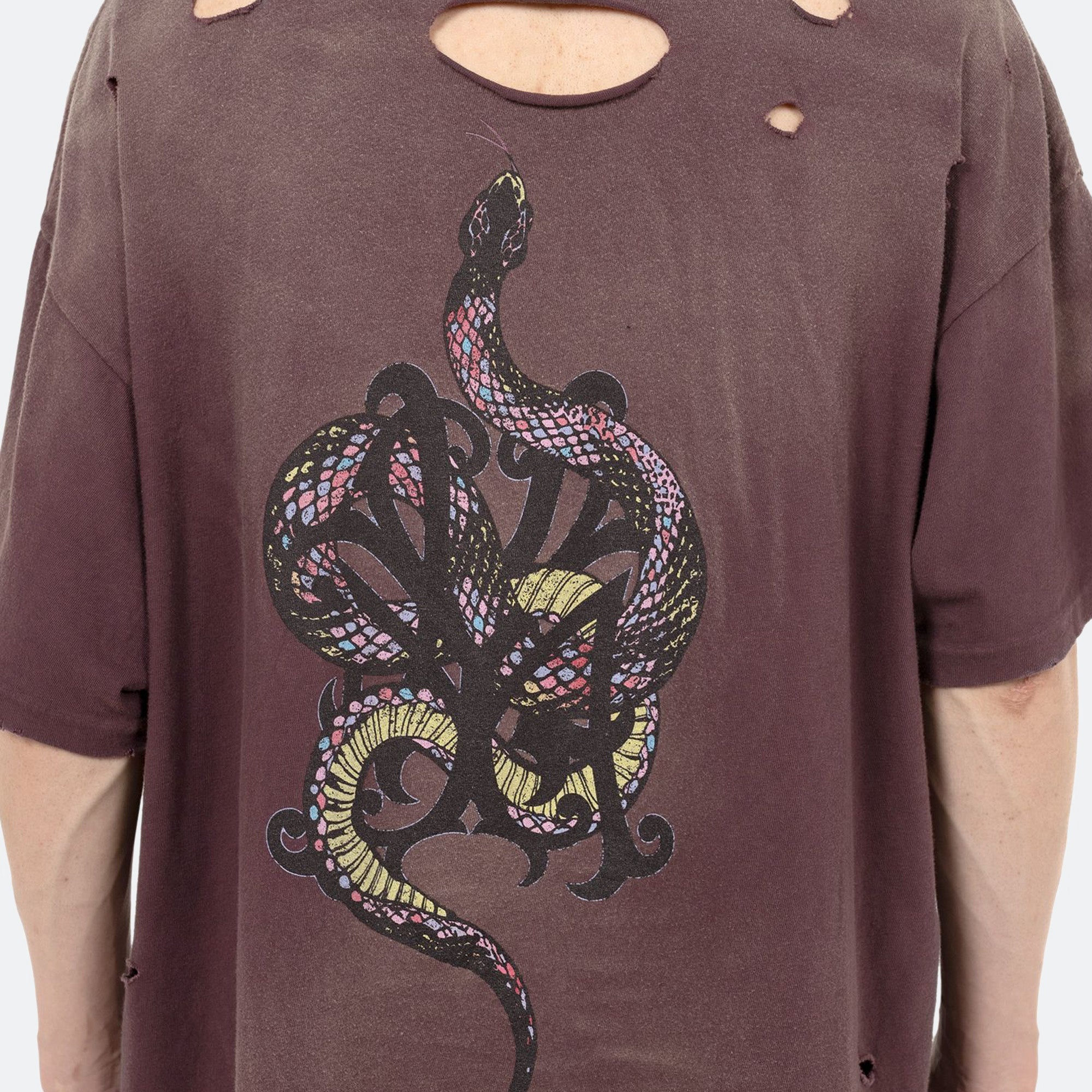 SNAKE DISTRESSED S/S T-SHIRTS